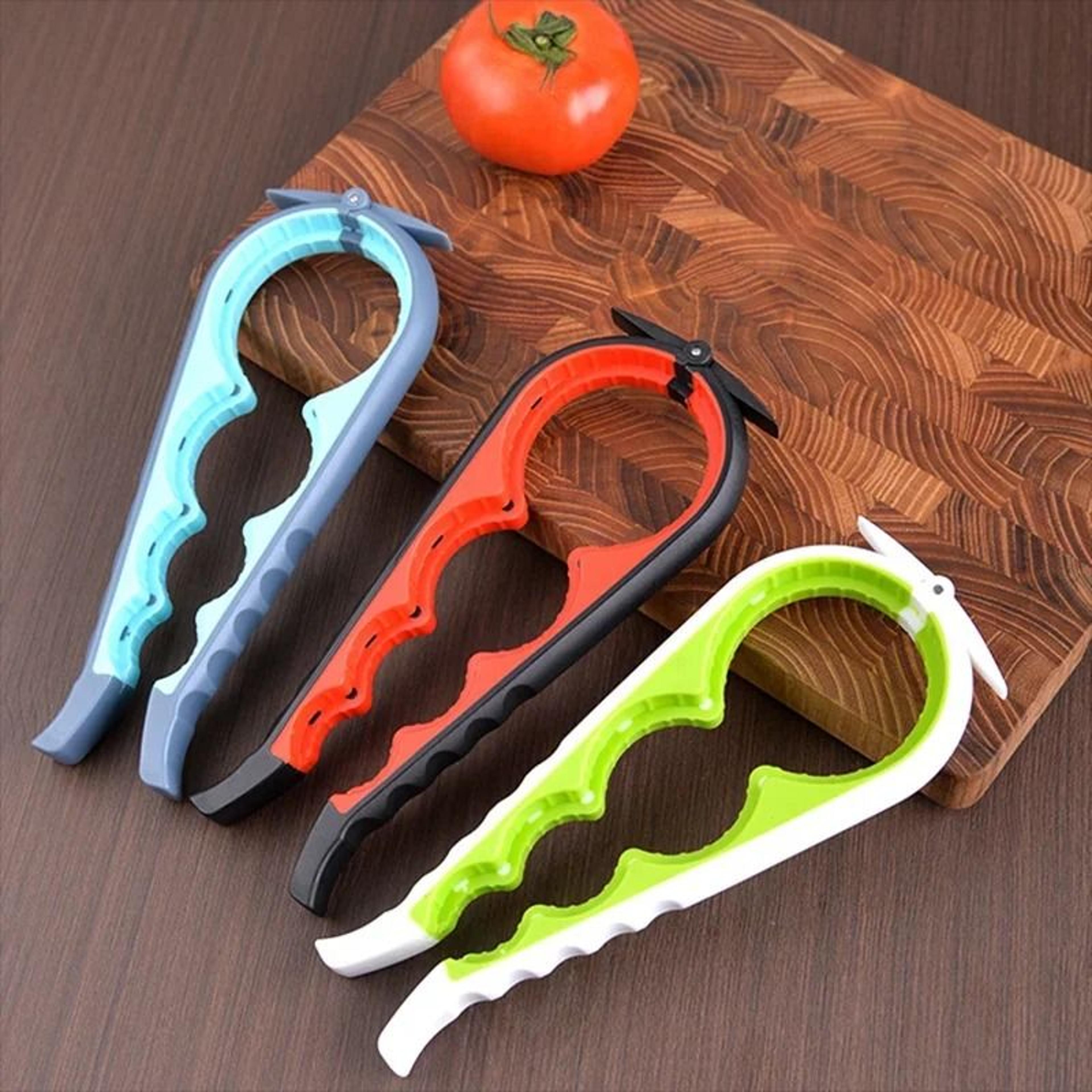 JUSTINLAU 4in1 MultiFunctional Can  Bottle Opener  Ergonomic AntiSlip Cap Twister 8