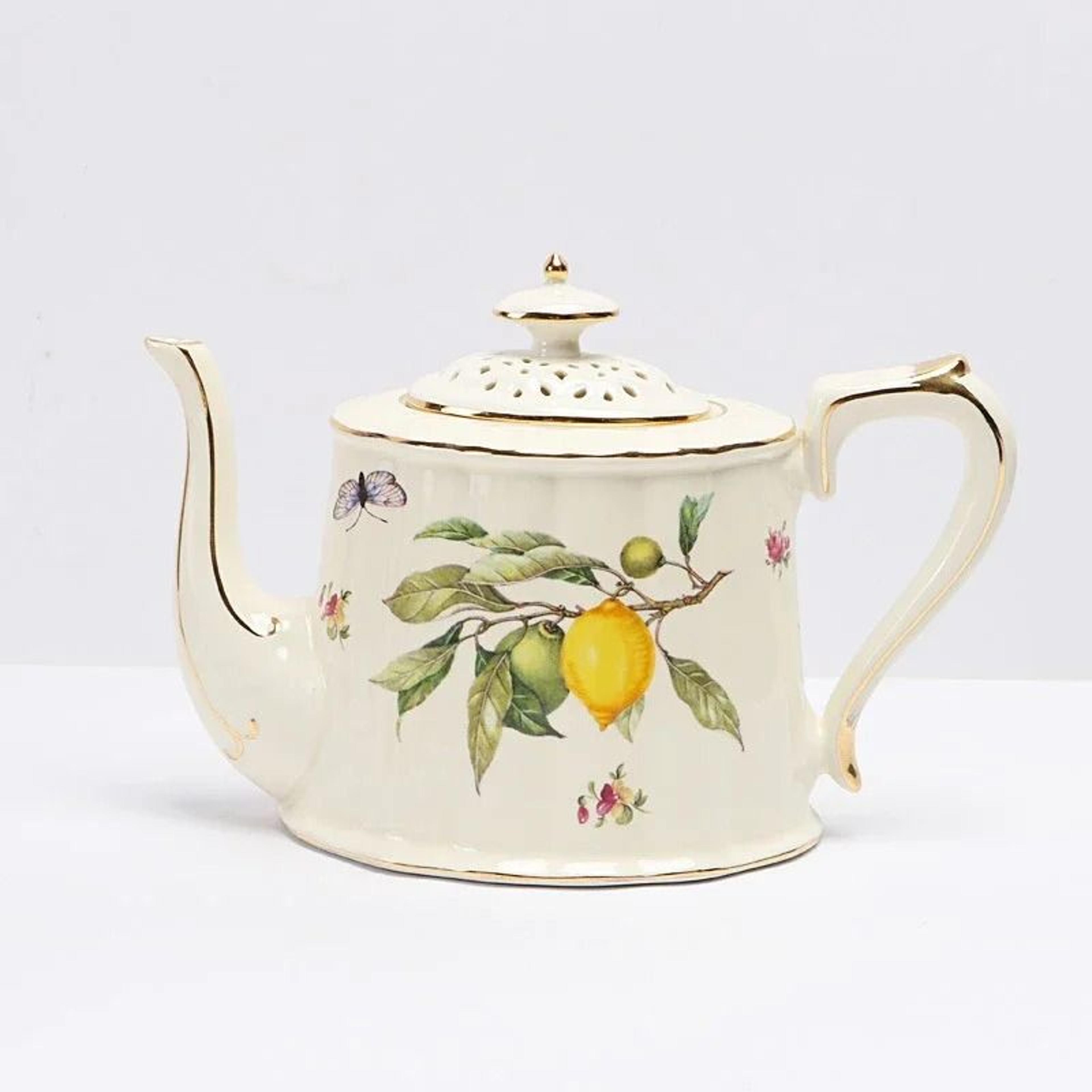 European Style Lemon Pattern Ceramic Dining Set  Elegant Dinner Steak  Dessert Plates 11