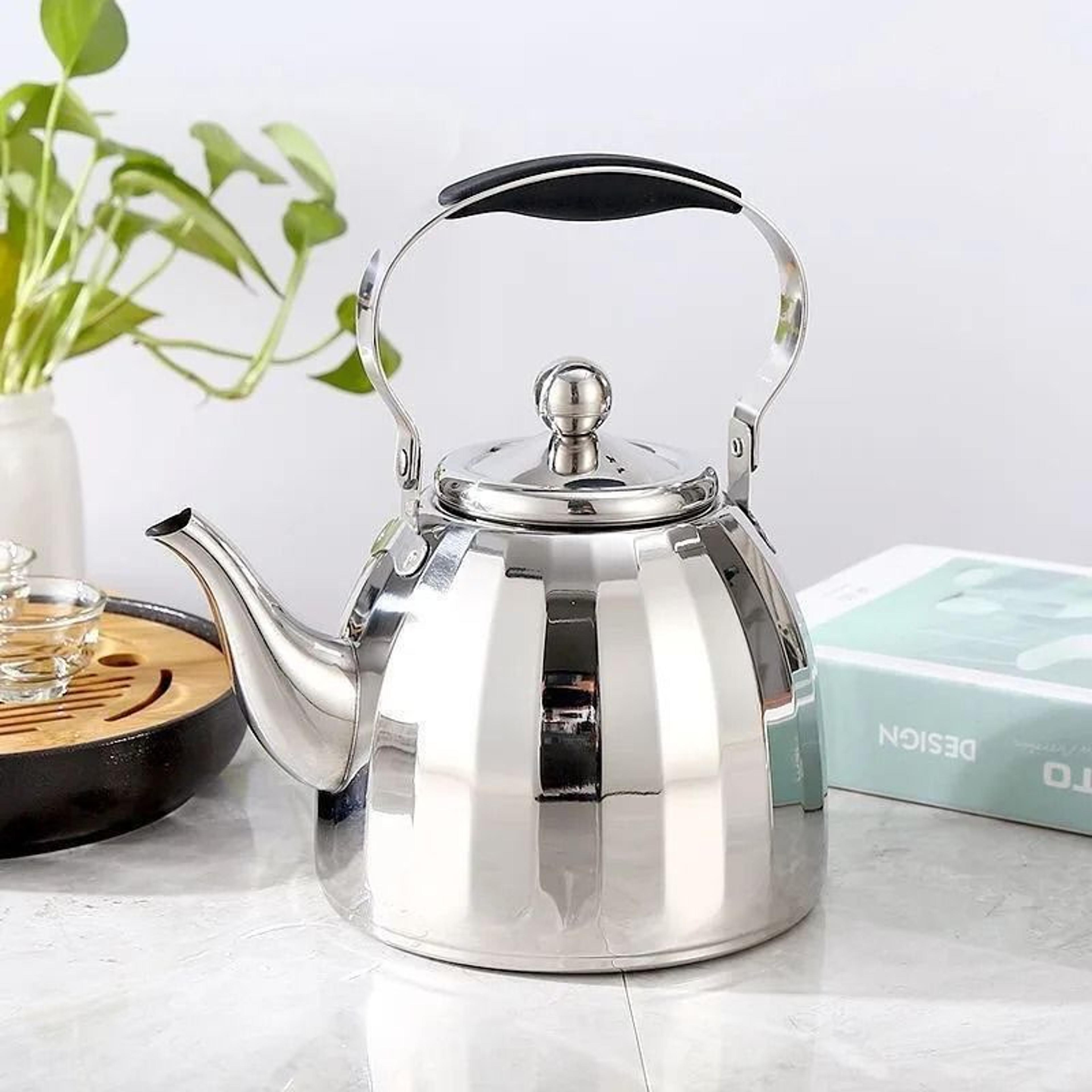 Stainless Steel Tea Pot With Filter  1L15L2L Large Capacity Flower Teapot 7