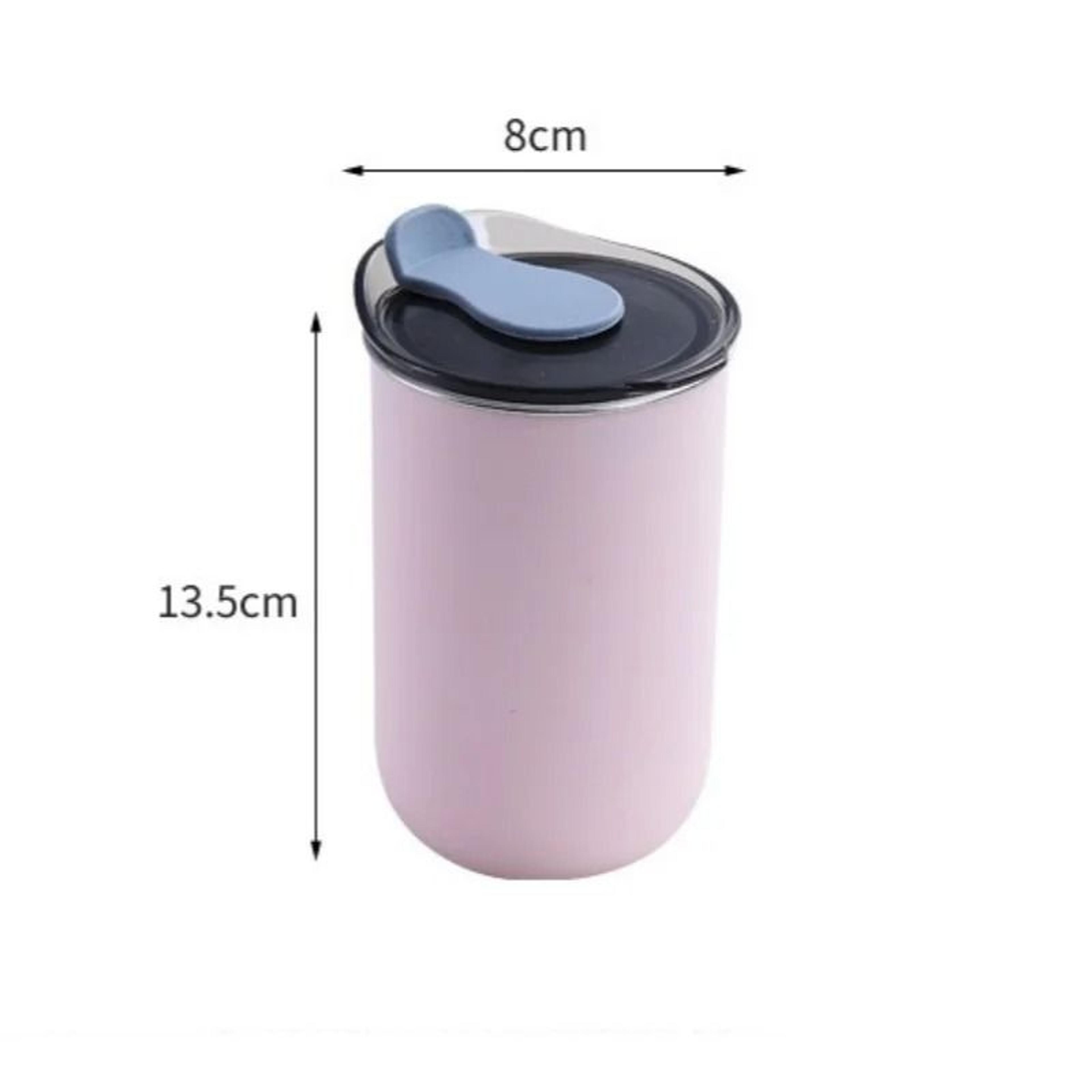 Stainless Steel Insulated Coffee Mug  300ML Thermal Travel Cup With Lid 5