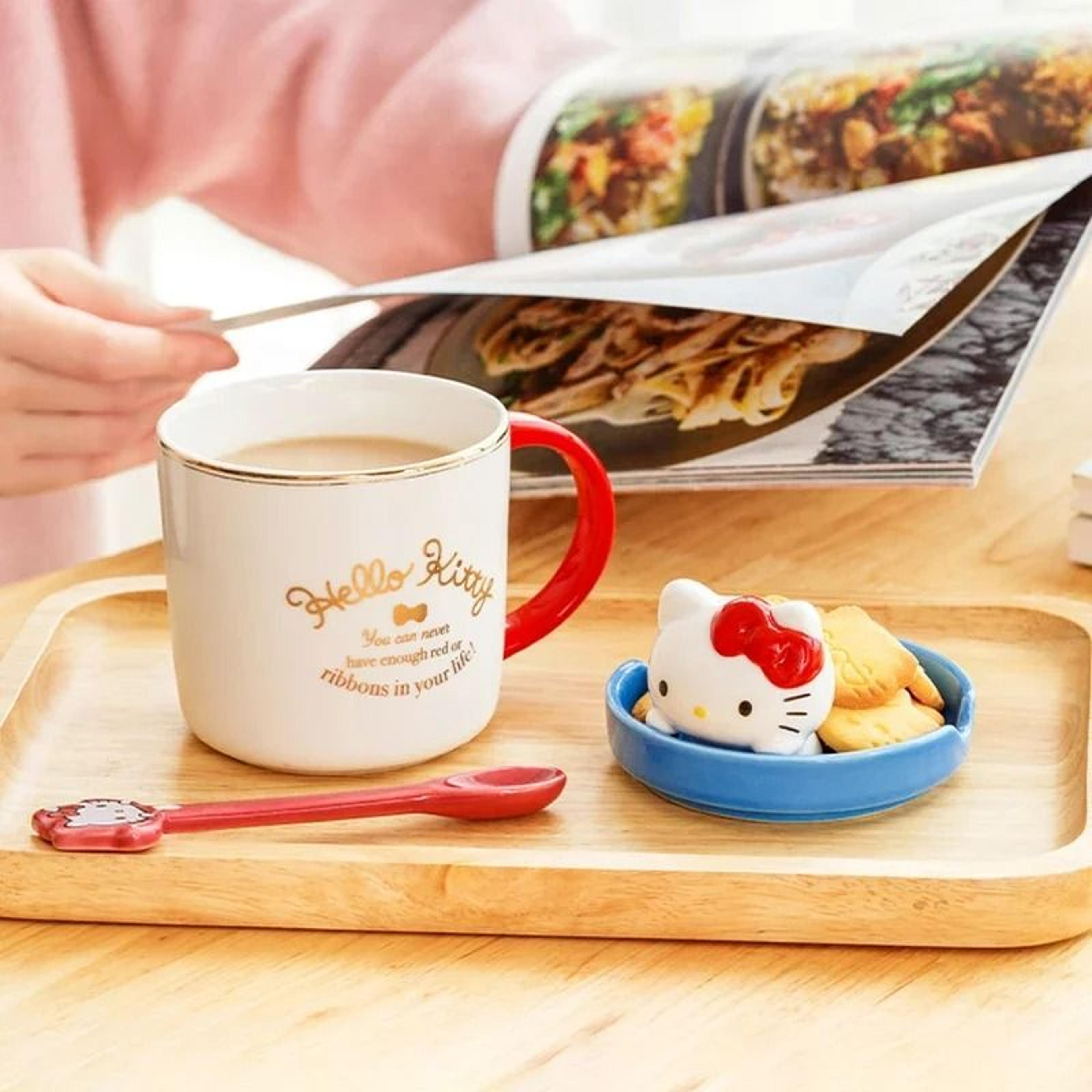 Sanrio 3D Doll Lid Ceramic Mug  Cute Hello Kitty My Melody  Cinnamoroll 320ml Coffee Cup 4