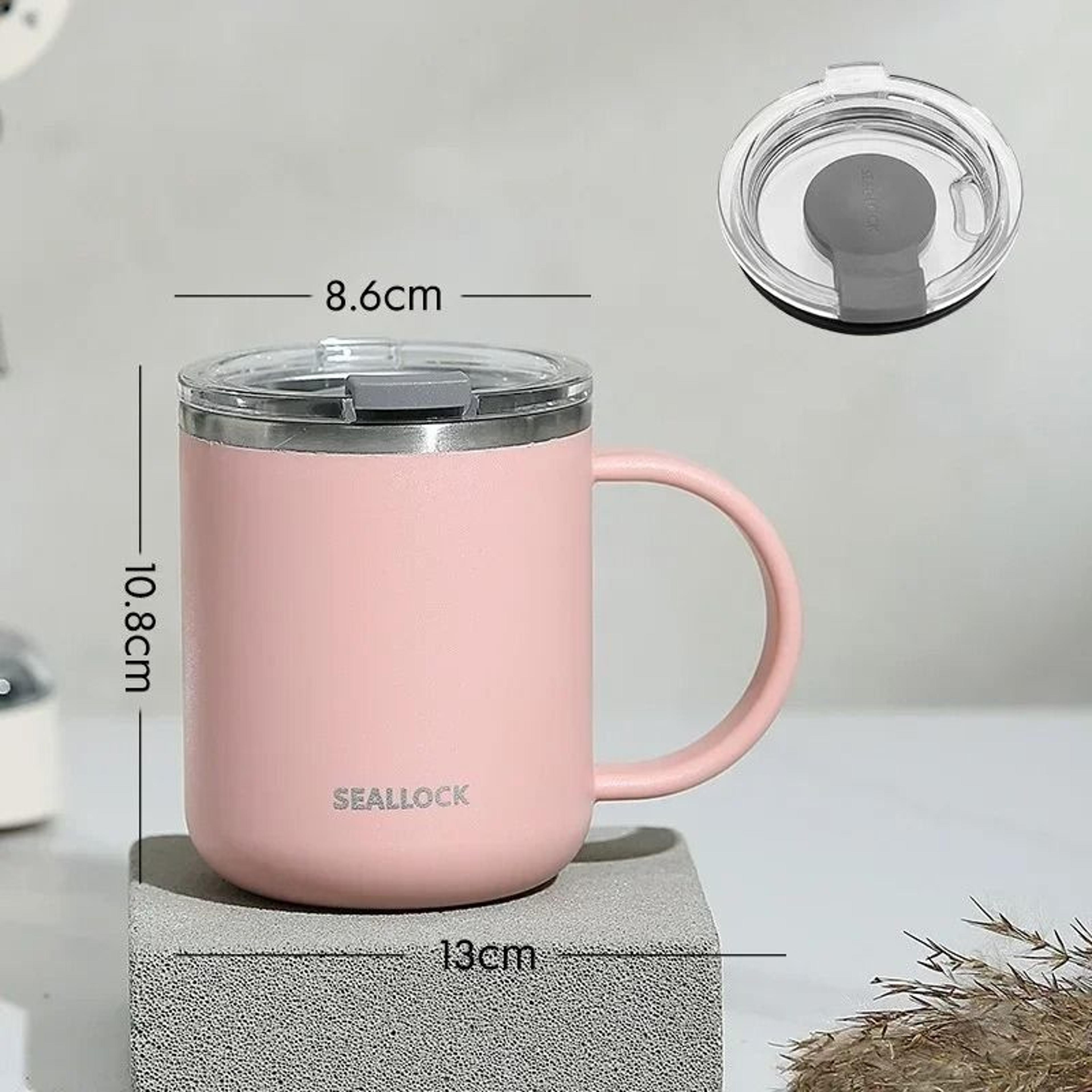 304 Stainless Steel Insulated Water Cup  450ml AntiScalding Milk  Juice Mug With Lid 12