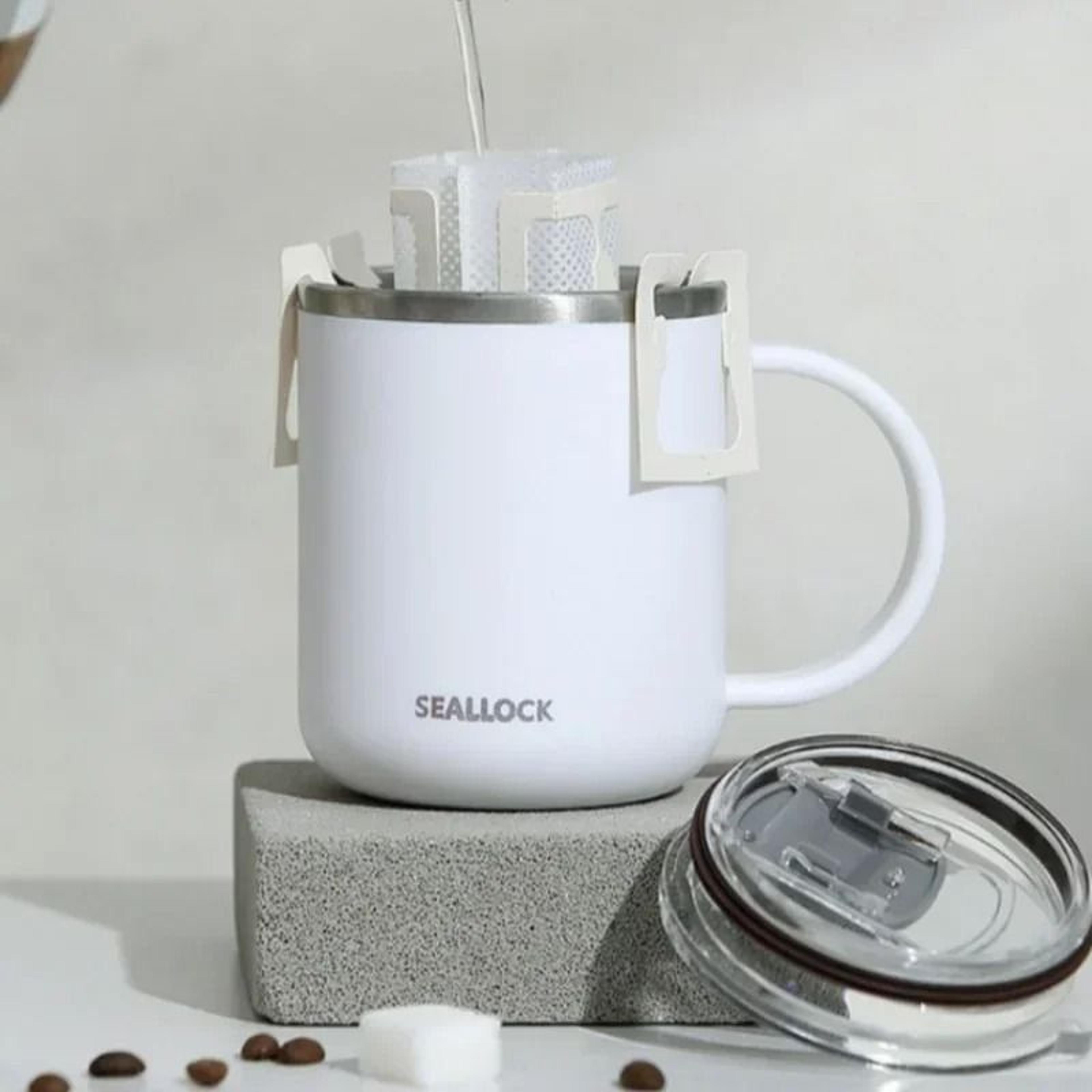 304 Stainless Steel Insulated Water Cup  450ml AntiScalding Milk  Juice Mug With Lid 3