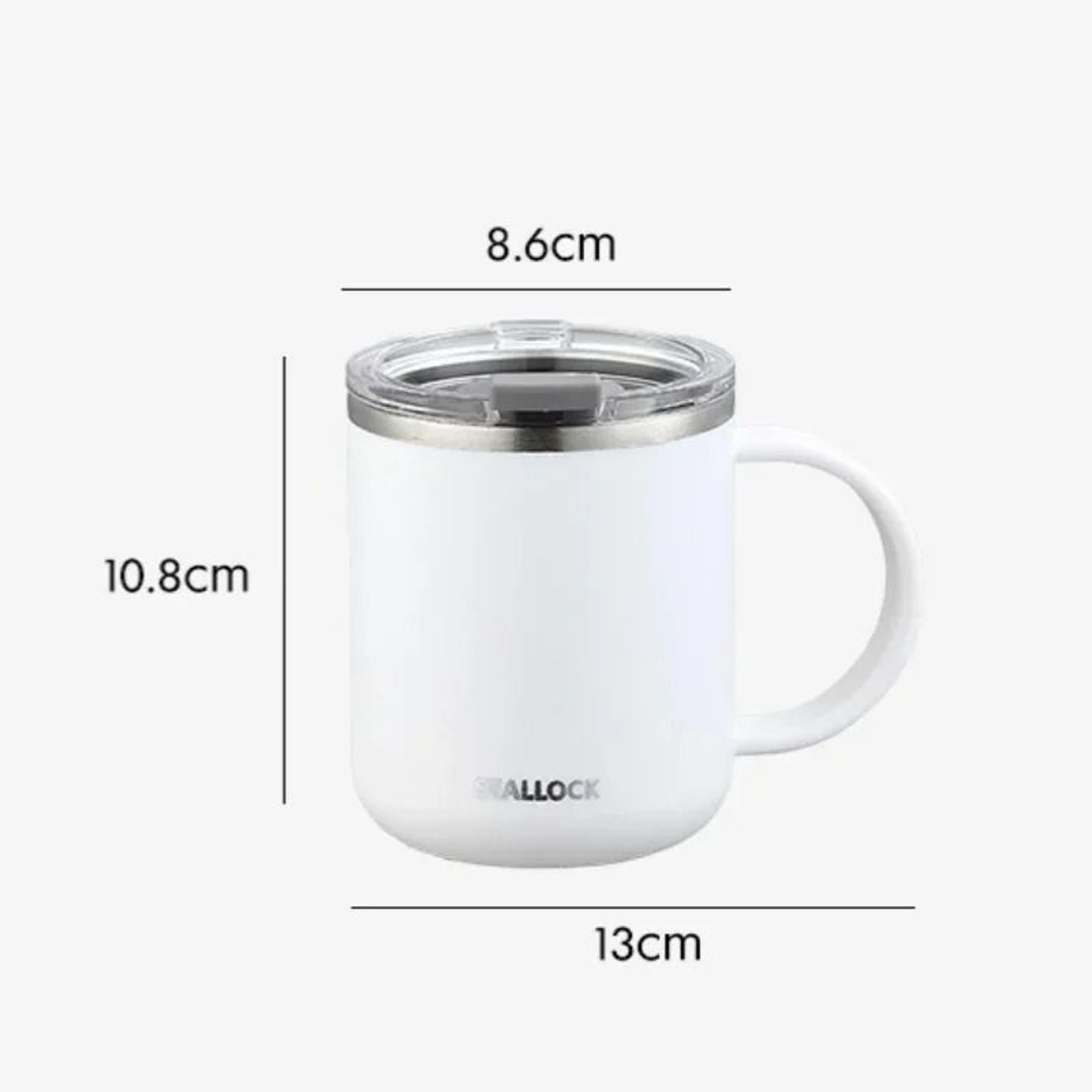 304 Stainless Steel Insulated Water Cup  450ml AntiScalding Milk  Juice Mug With Lid 5