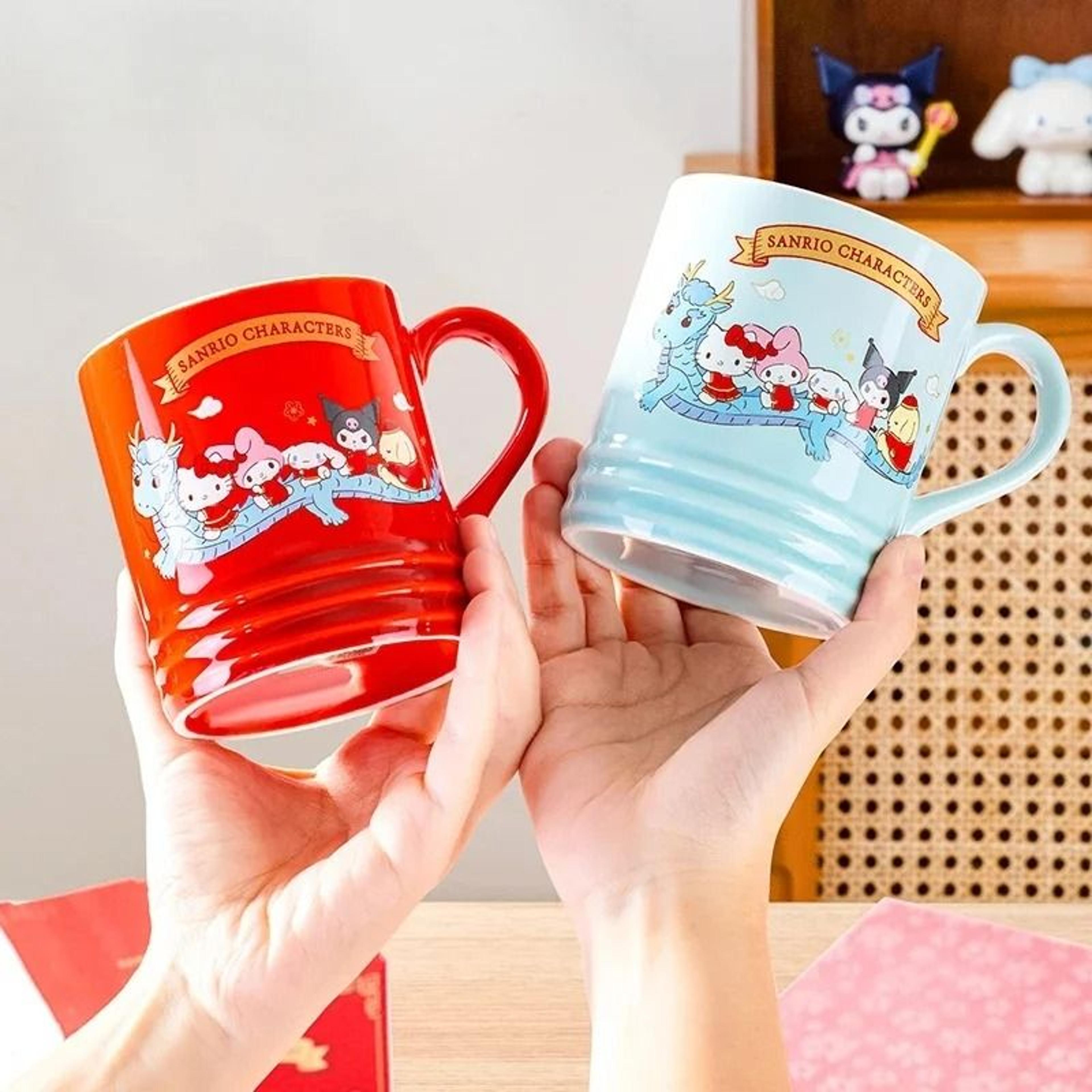 Sanrio My Melody Ceramic Mug  320ml Creative Cartoon Coffee  Milk Cup 2