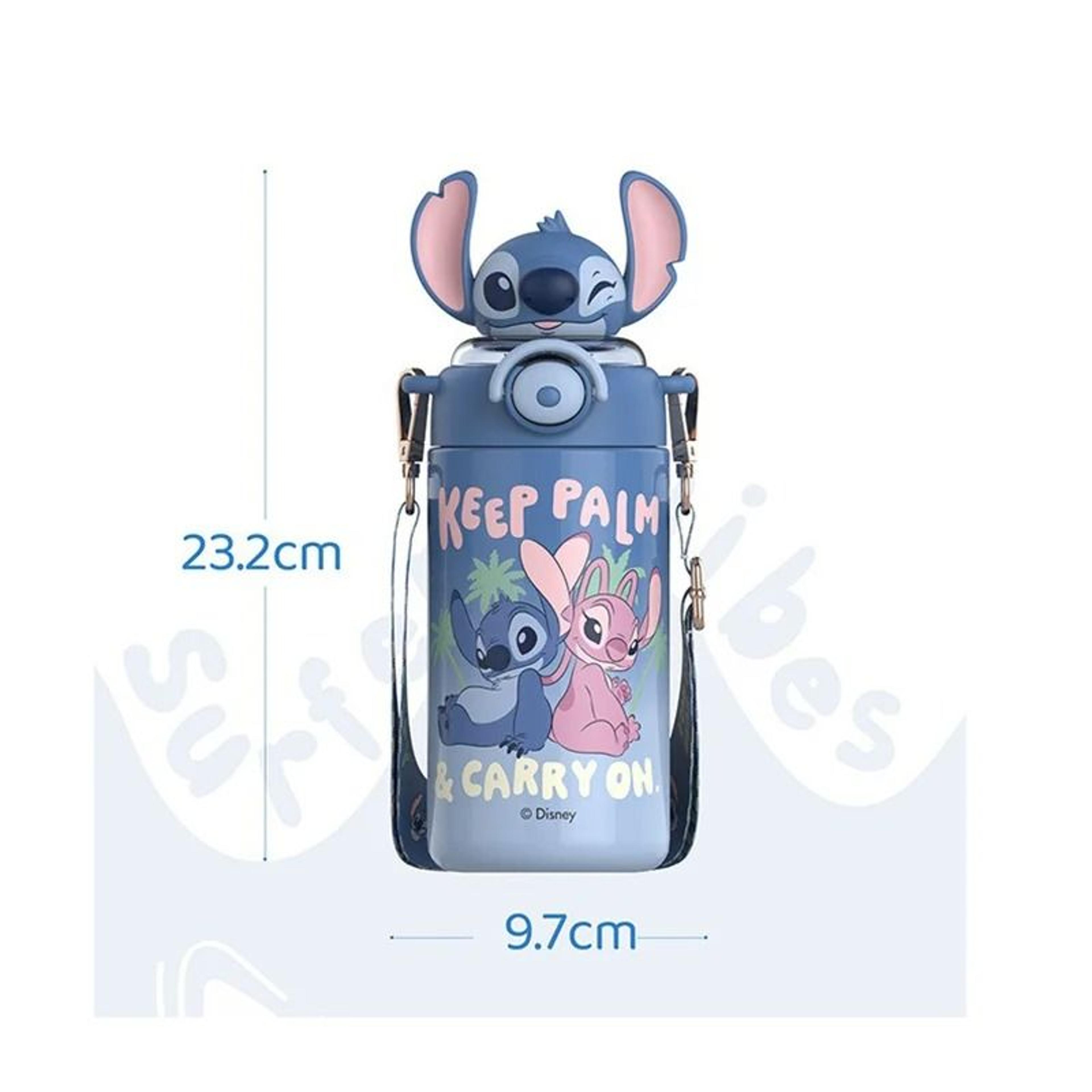 Disney Stitch 600ml Cartoon Thermos Cup  Large Capacity Stainless Steel Insulated Water Bottle 5
