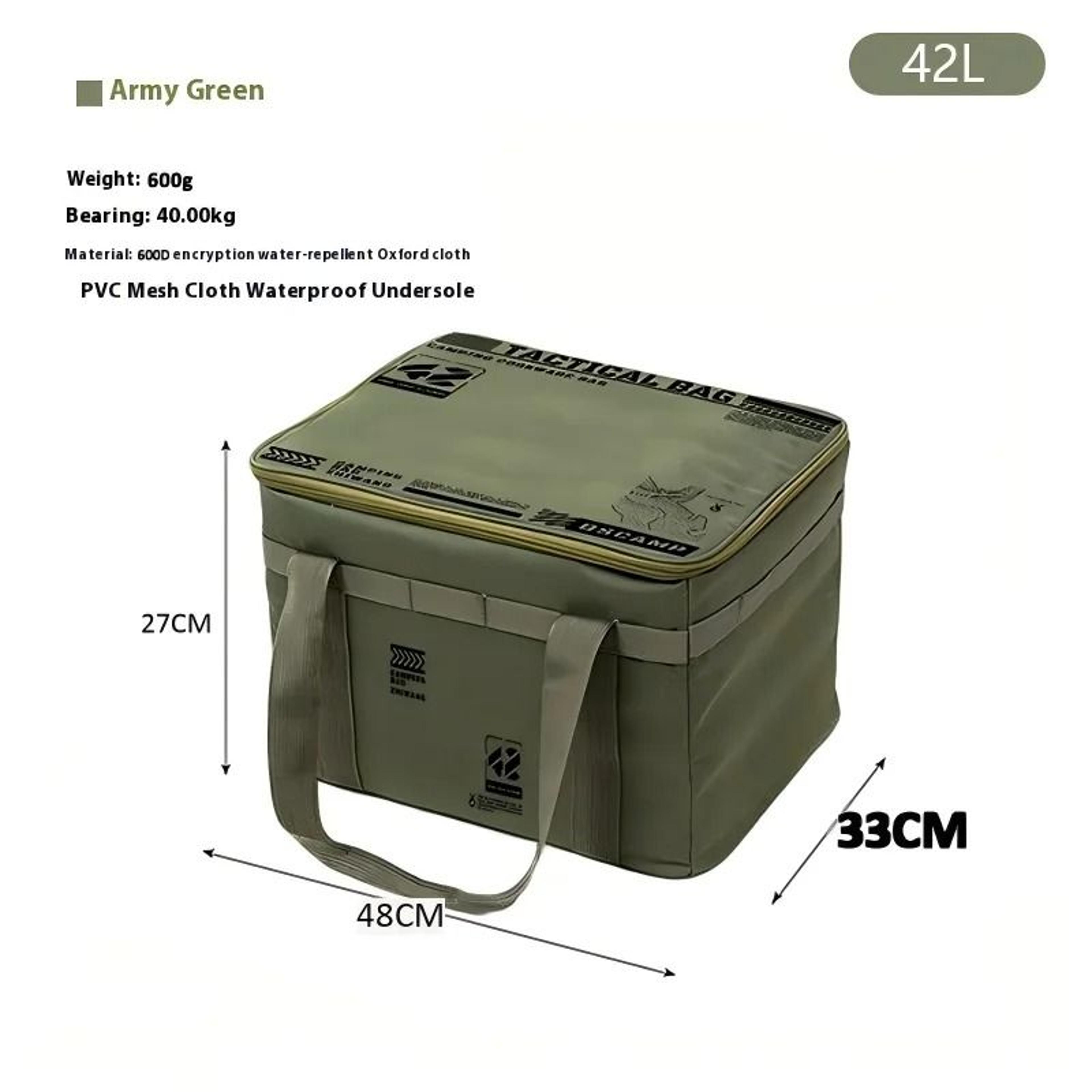 3042L Tactical Camping Storage Bag  Insulated Folding Waterproof Organizer 13
