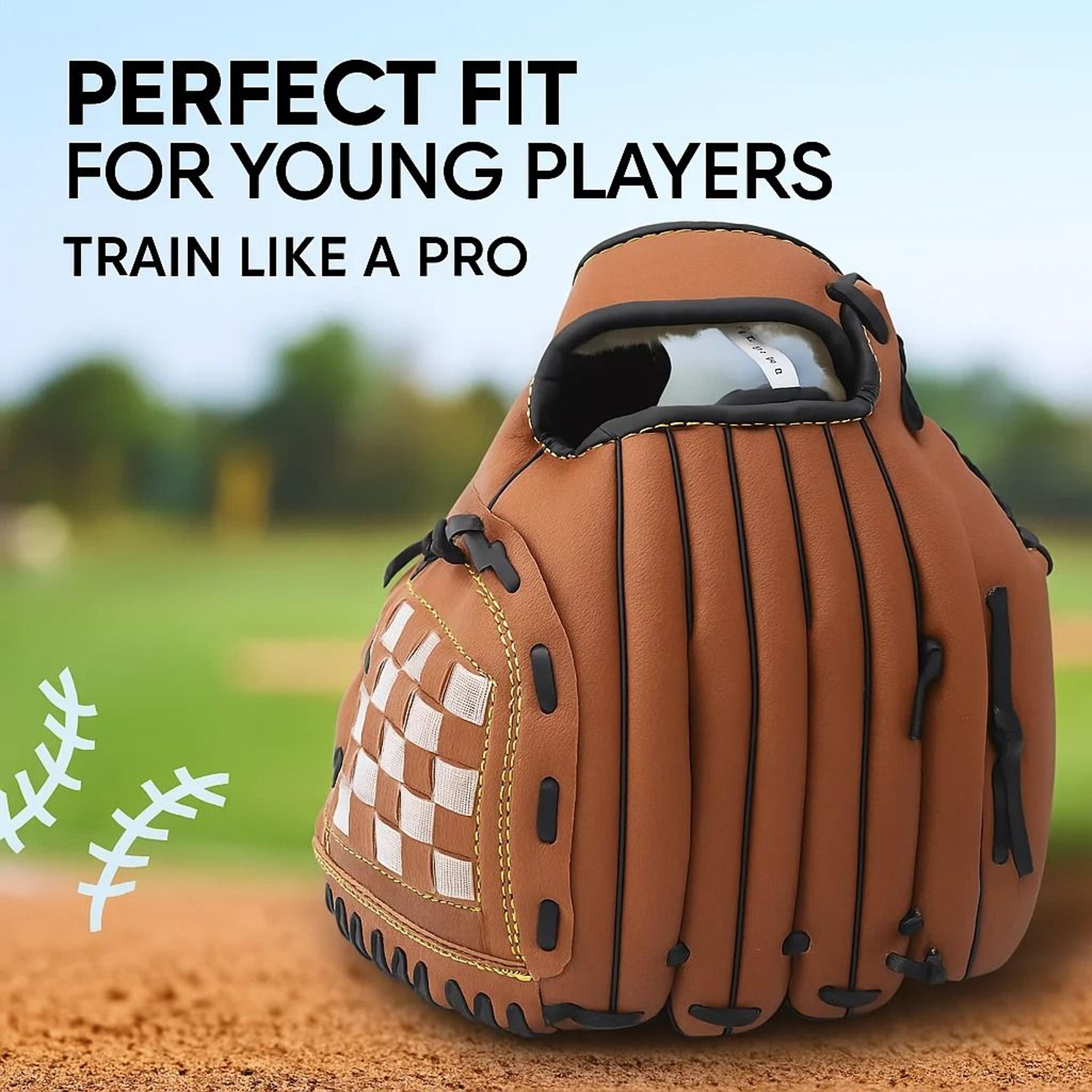 Outdoor Training Baseball Glove  95 Synthetic Leather Softball Practice Equipment For Kids  Adults 0