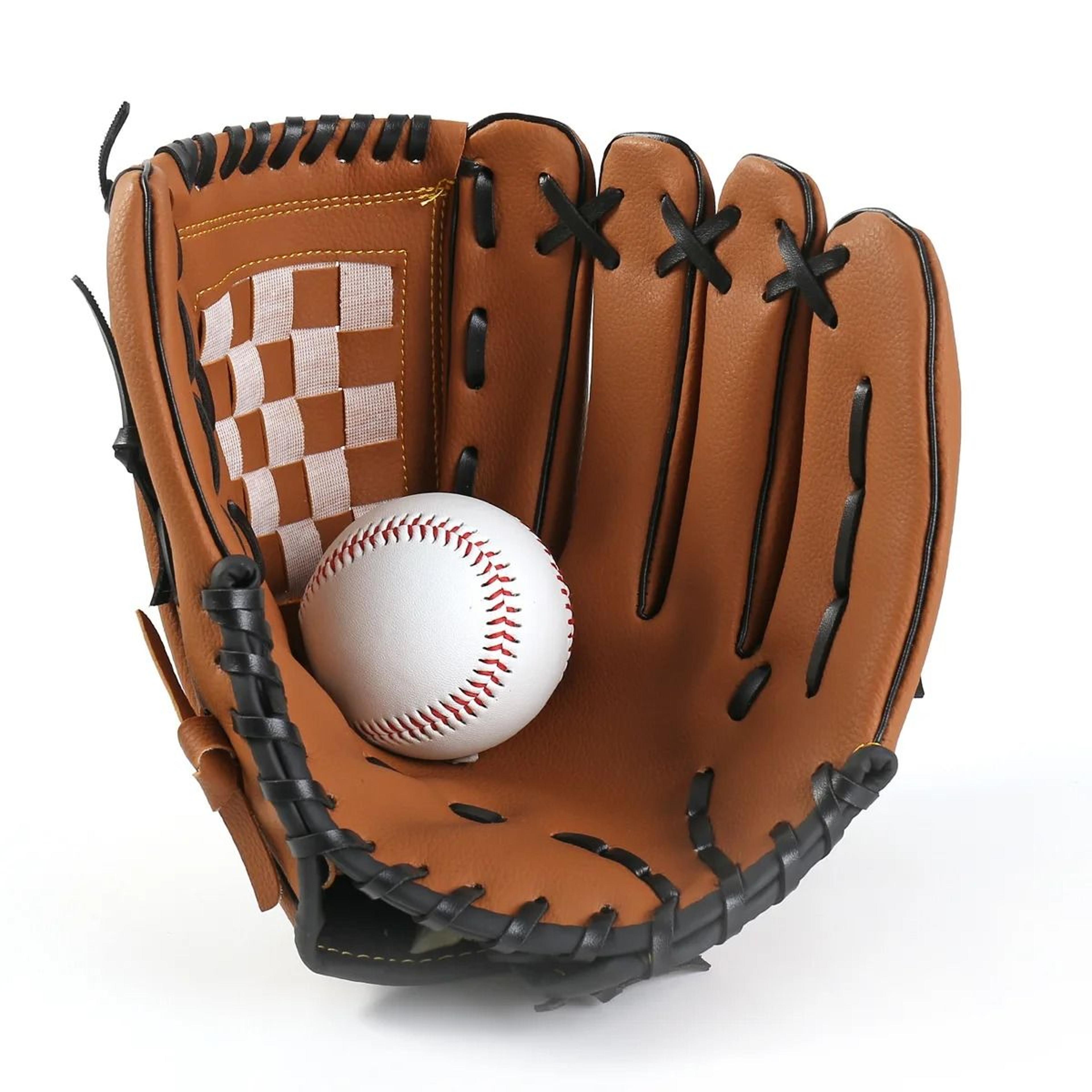 Outdoor Training Baseball Glove  95 Synthetic Leather Softball Practice Equipment For Kids  Adults 6