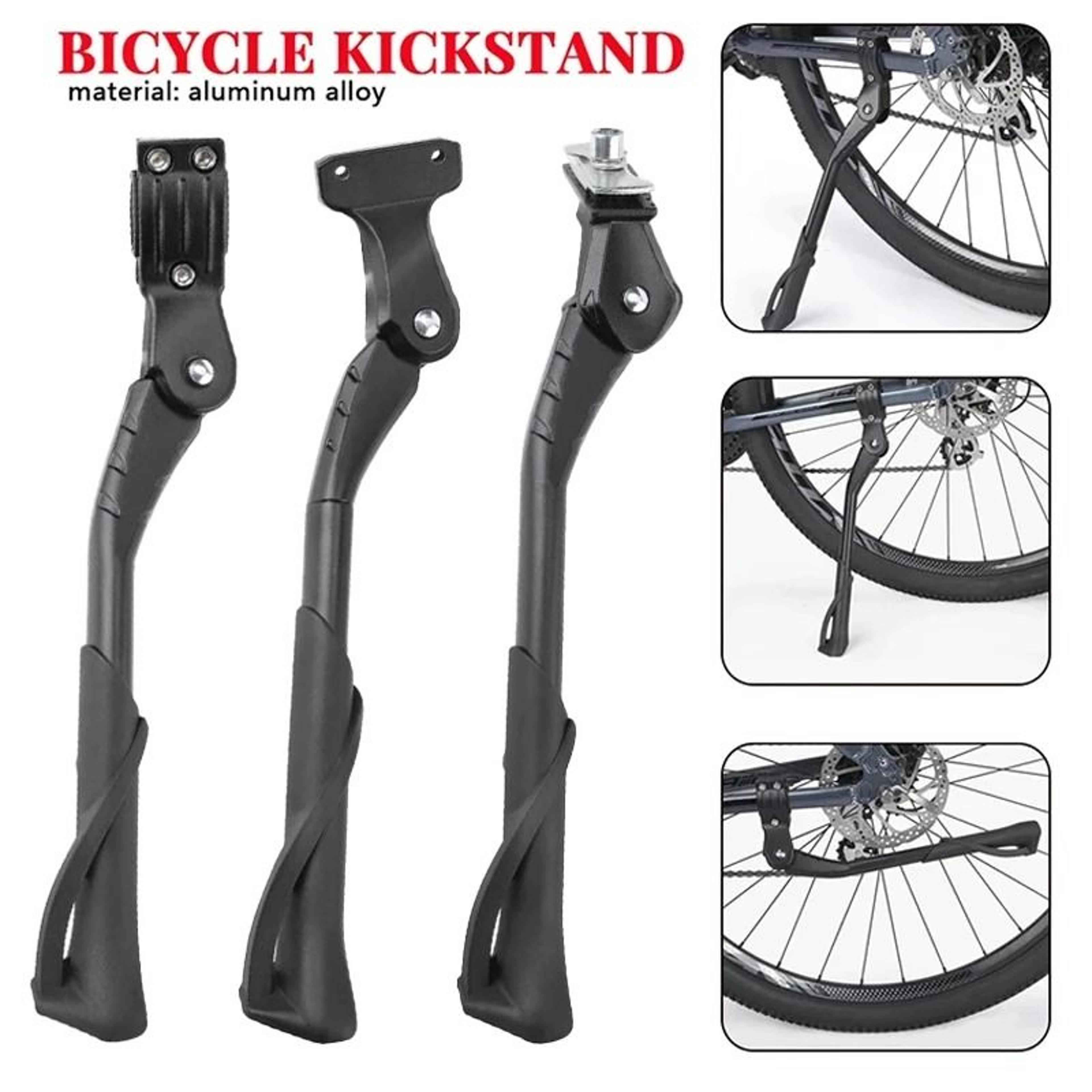 Adjustable Bicycle Kickstand  HighStrength Aluminum Alloy Side Stand  Parking Rack 0