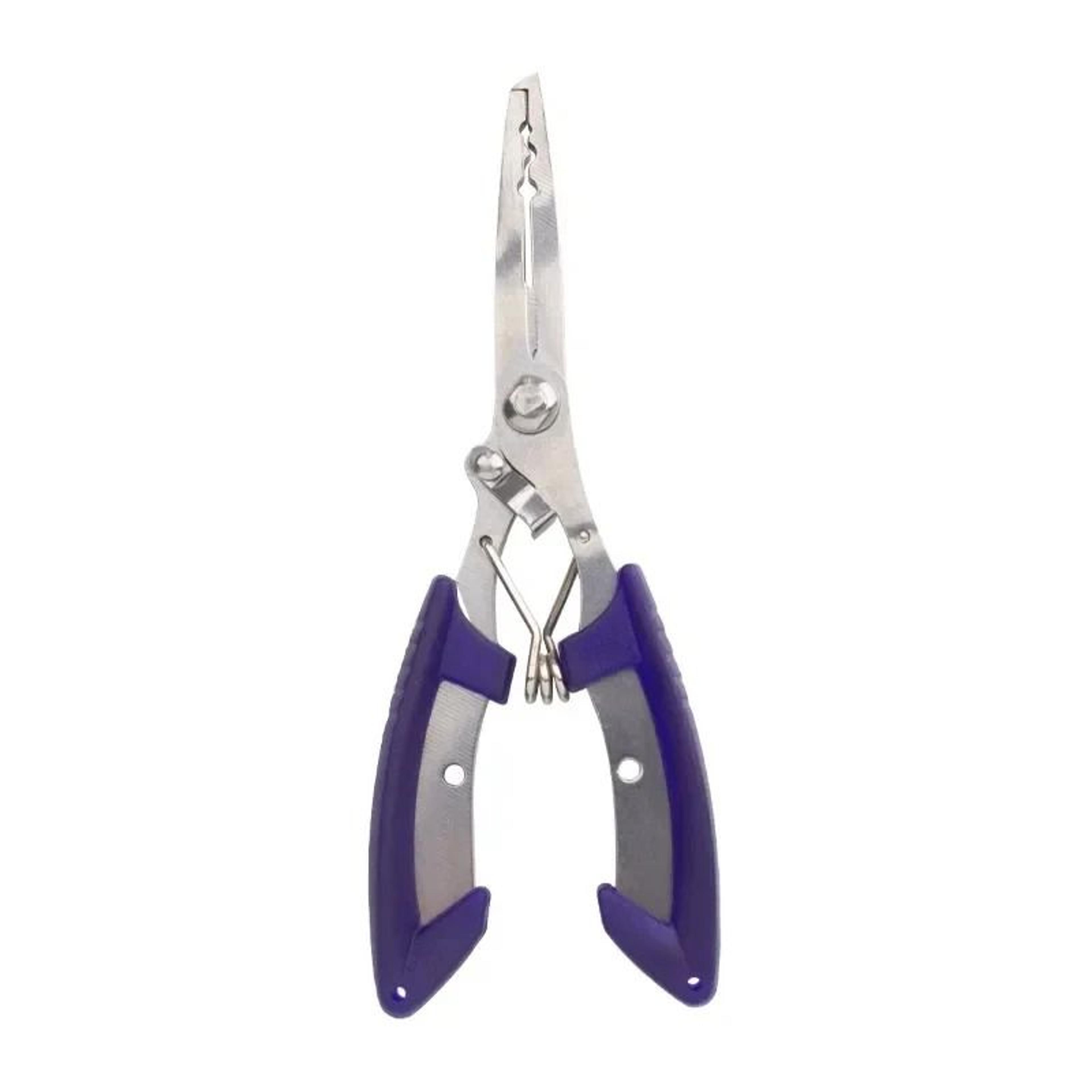 Stainless Steel Fishing Pliers  Durable Line Cutter Hook Remover  AntiSlip Grip 8