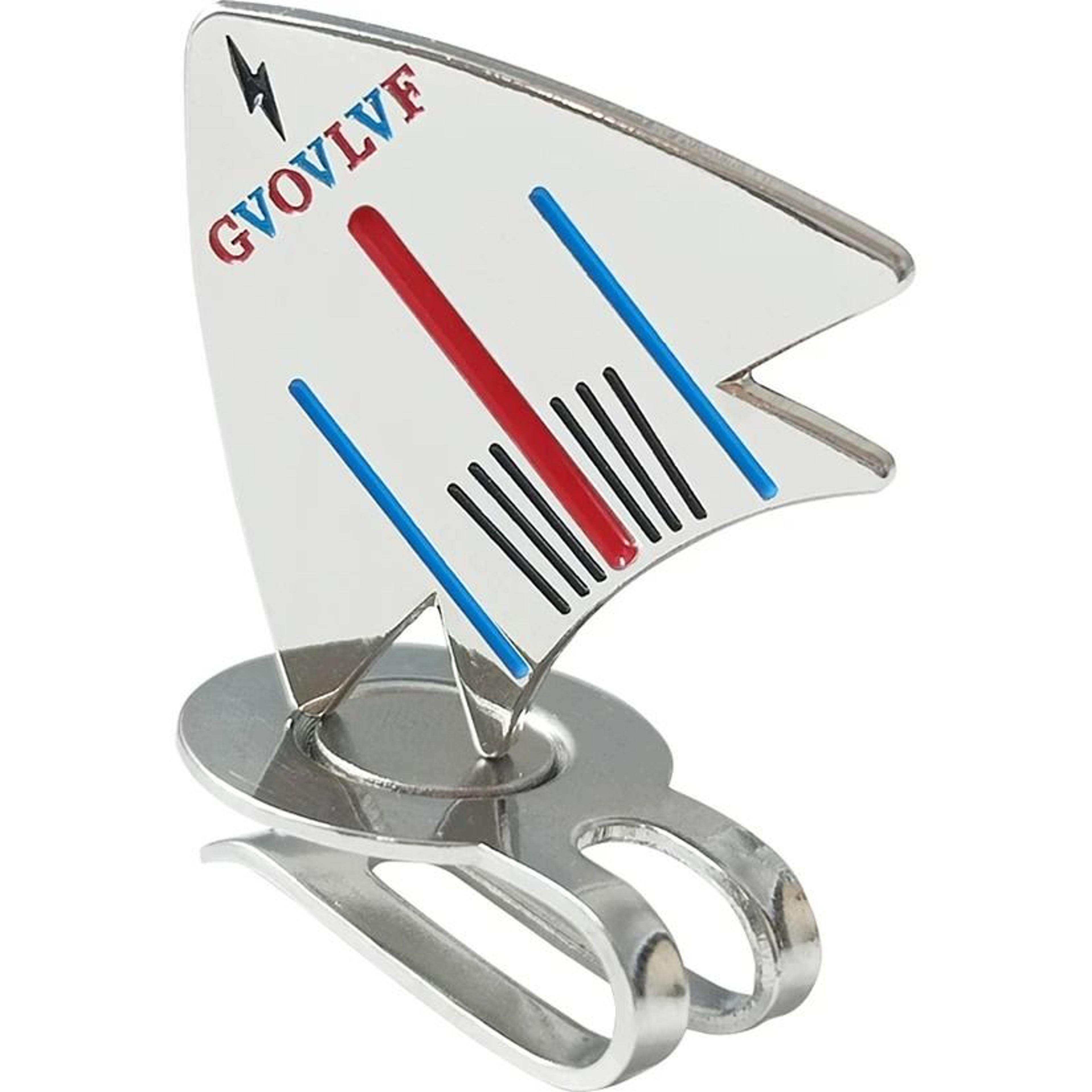 Golf Putting Alignment  Aiming Tool  Ball Marker With Magnetic Hat Clip Aircraft Pattern 5