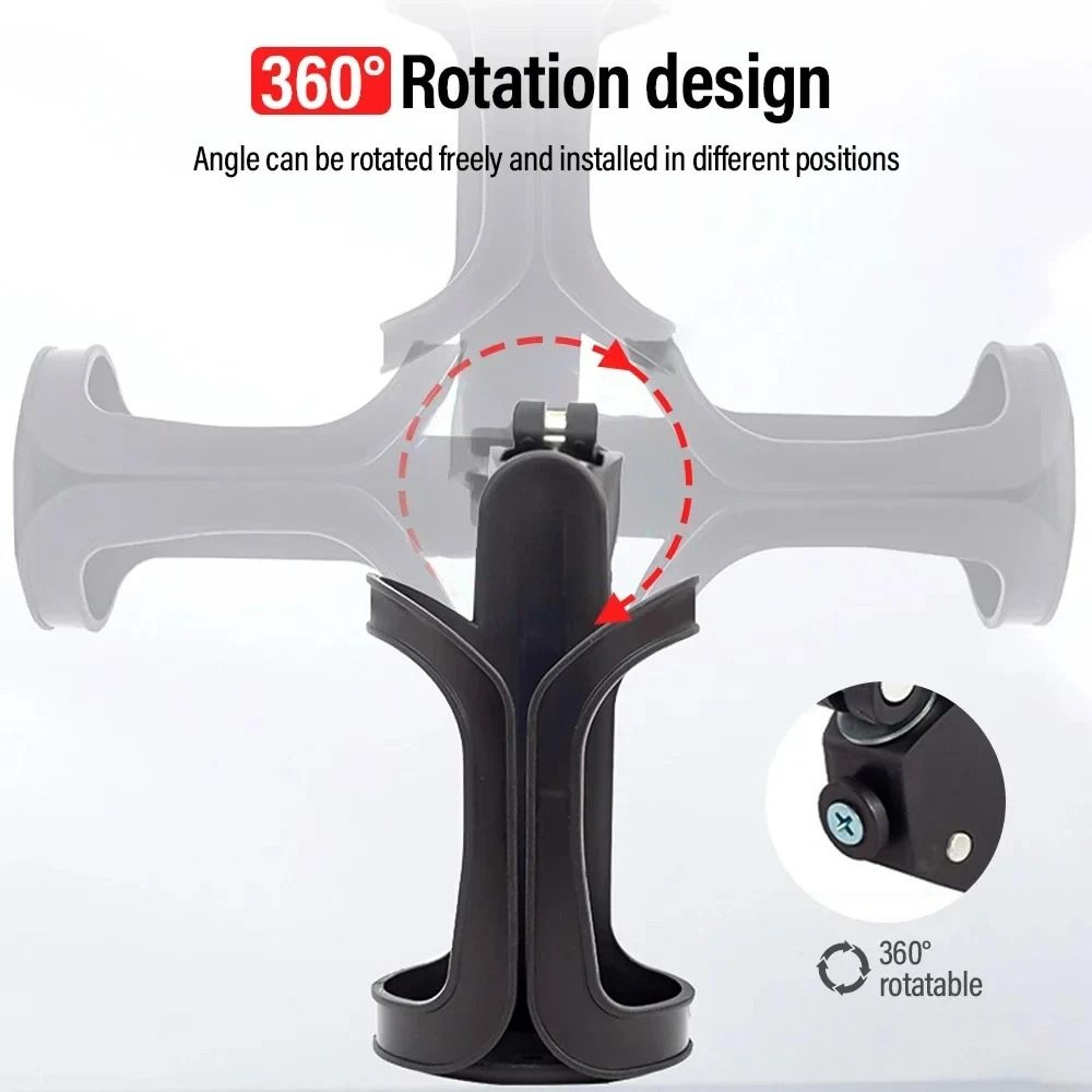 Universal 2in1 Bicycle  Stroller Cup Holder  ToolFree Mounting For MTB Road And Baby Carts 3