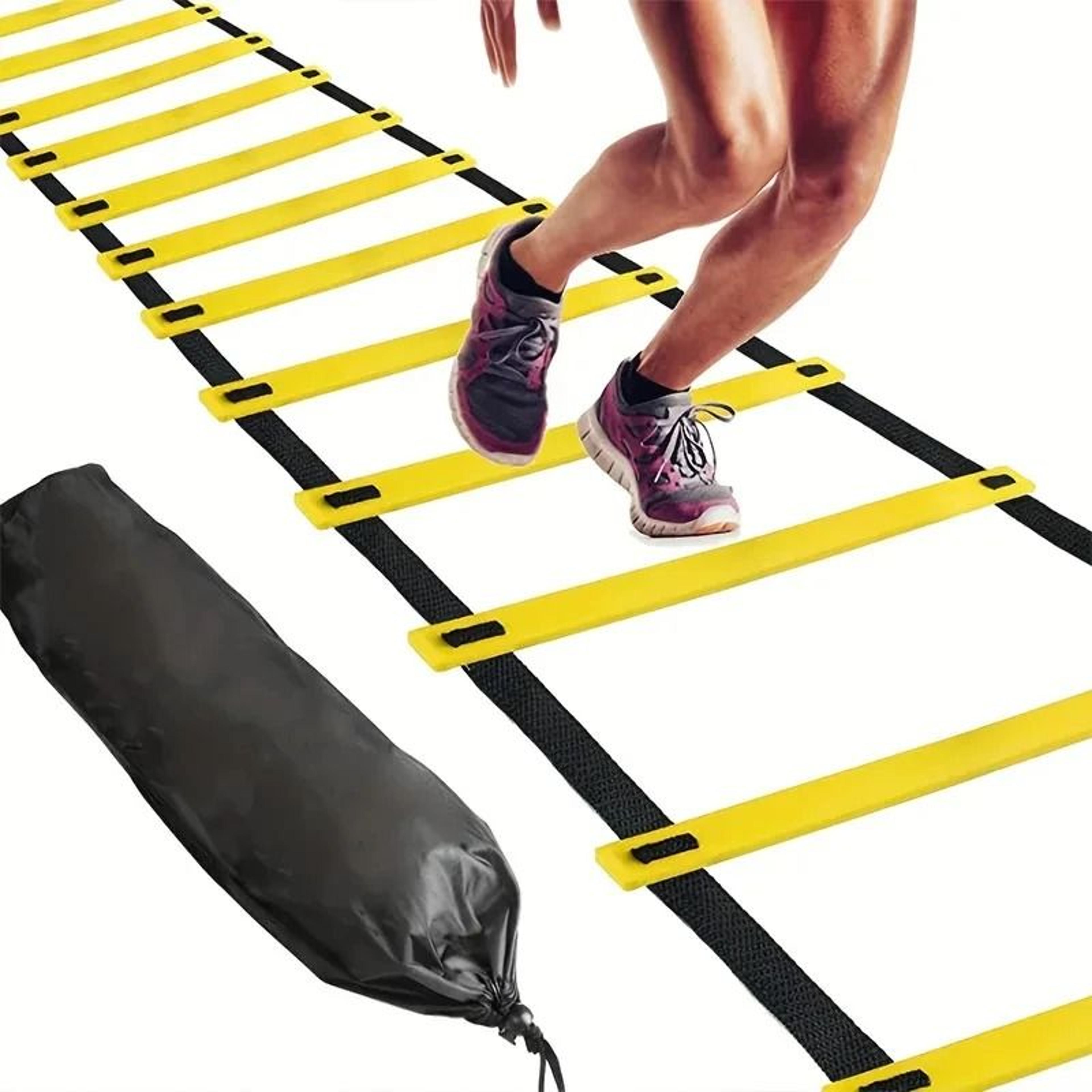 Speed Agility Training Ladder  HeavyDuty Nylon Straps For Football  MultiSport Flexibility 1
