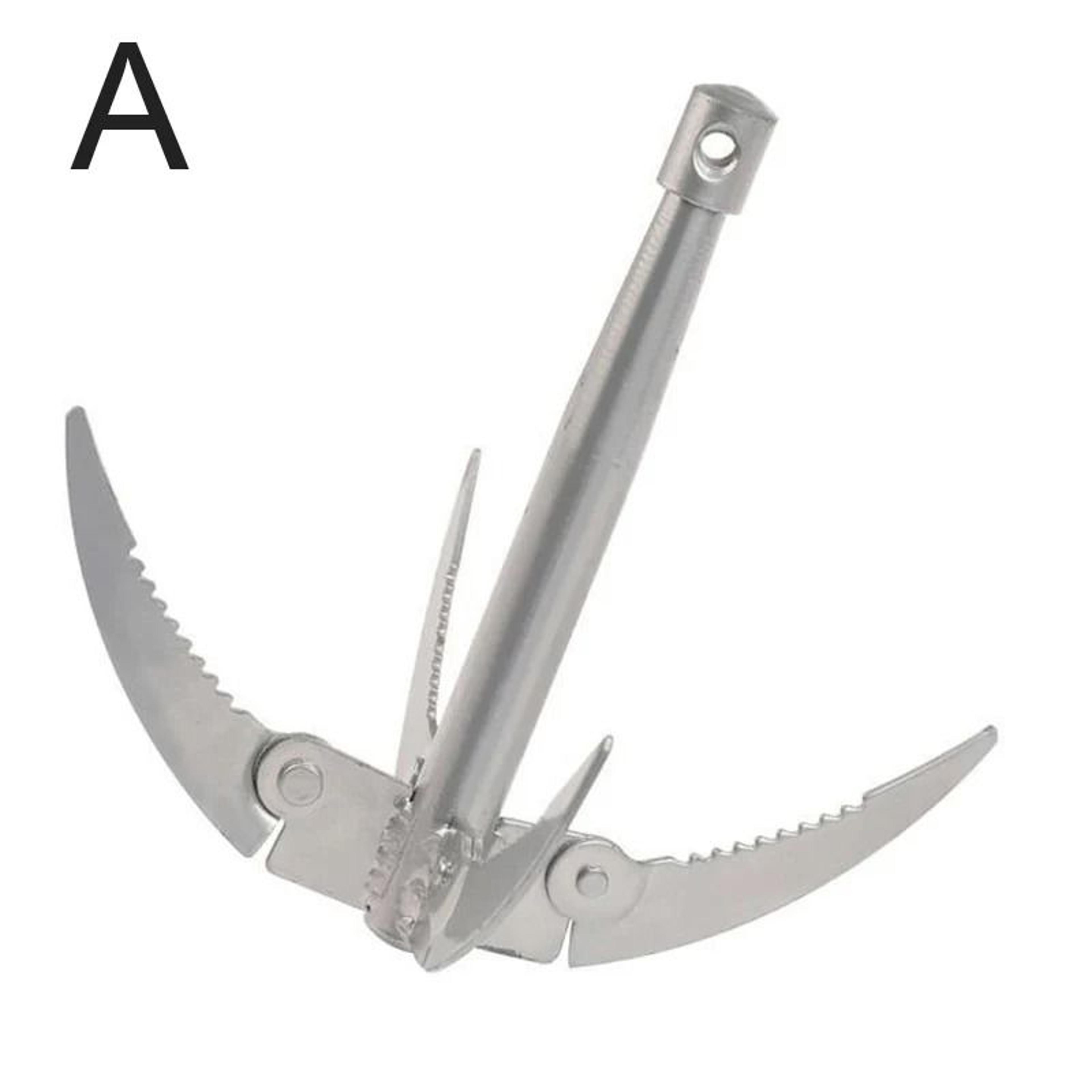 Folding Boat Anchor  Grappling Hook  Sturdy Survival Tool For Canoes Kayaks And Small Craft 6