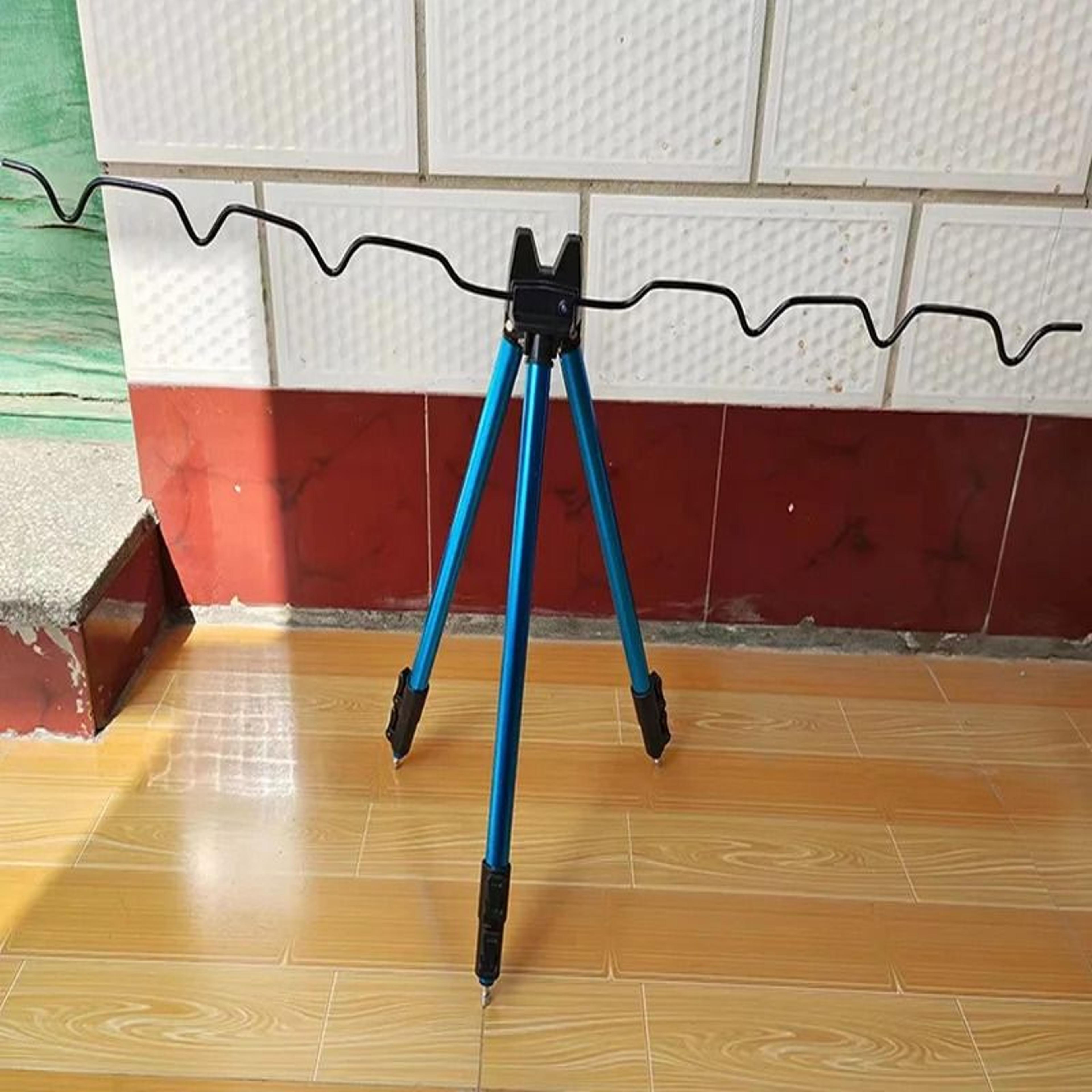Telescopic Aluminum Alloy Fishing Rod Tripod Stand  HeavyDuty MultiRod Holder For All Rod Types 4
