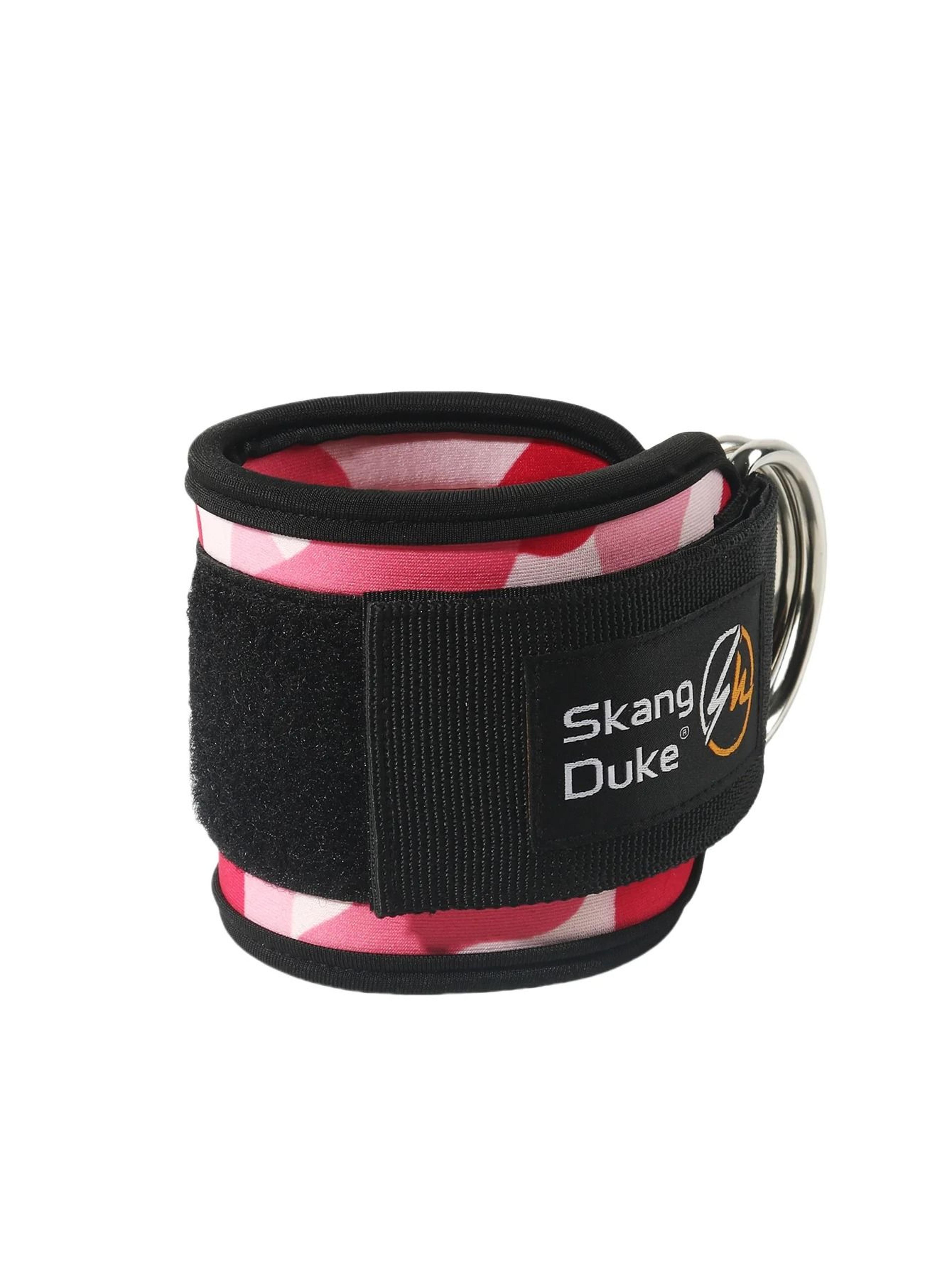 Adjustable DRing Ankle Straps For Cable Machines  Premium Cuffs For Glute  Leg Strength Training 10