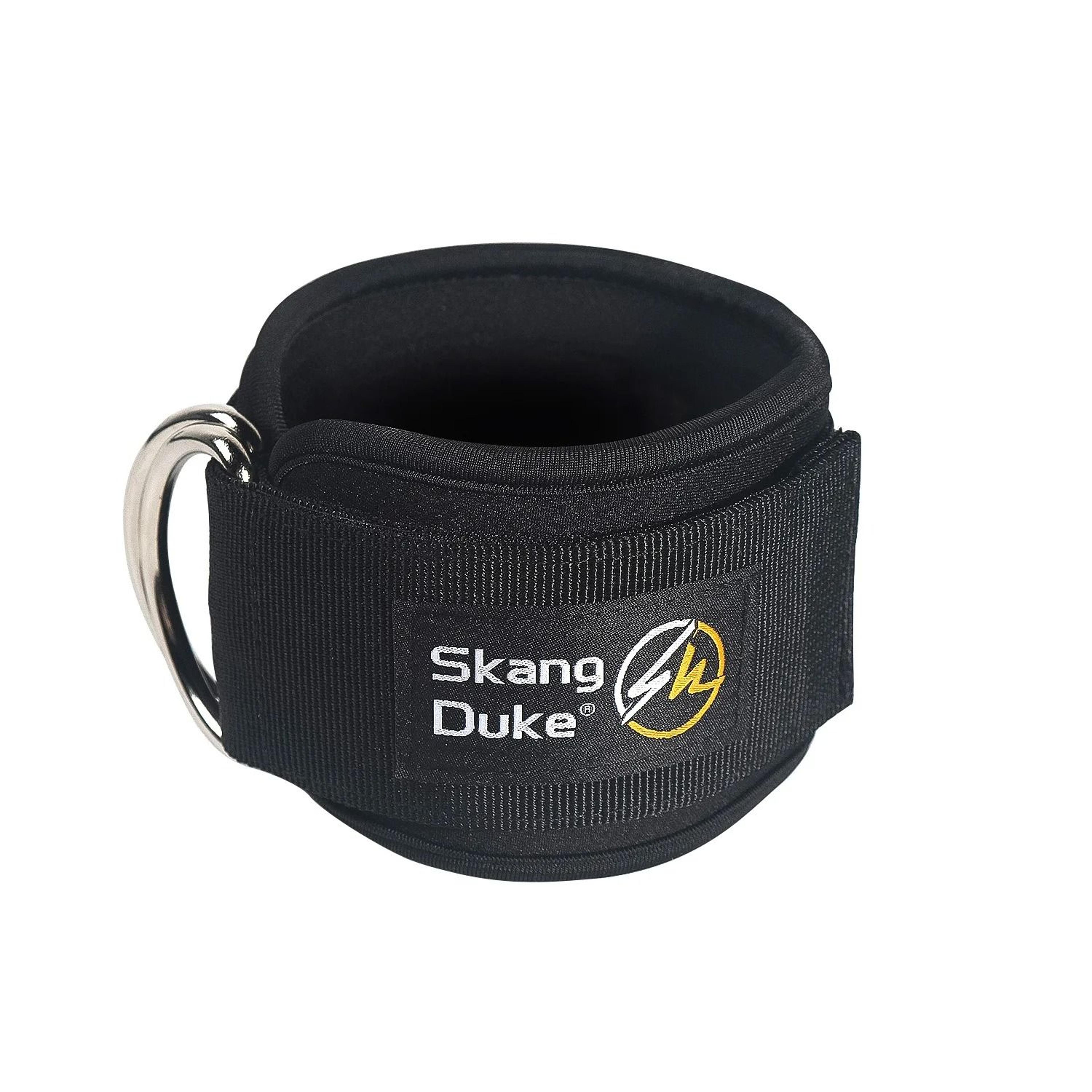 Adjustable DRing Ankle Straps For Cable Machines  Premium Cuffs For Glute  Leg Strength Training 5