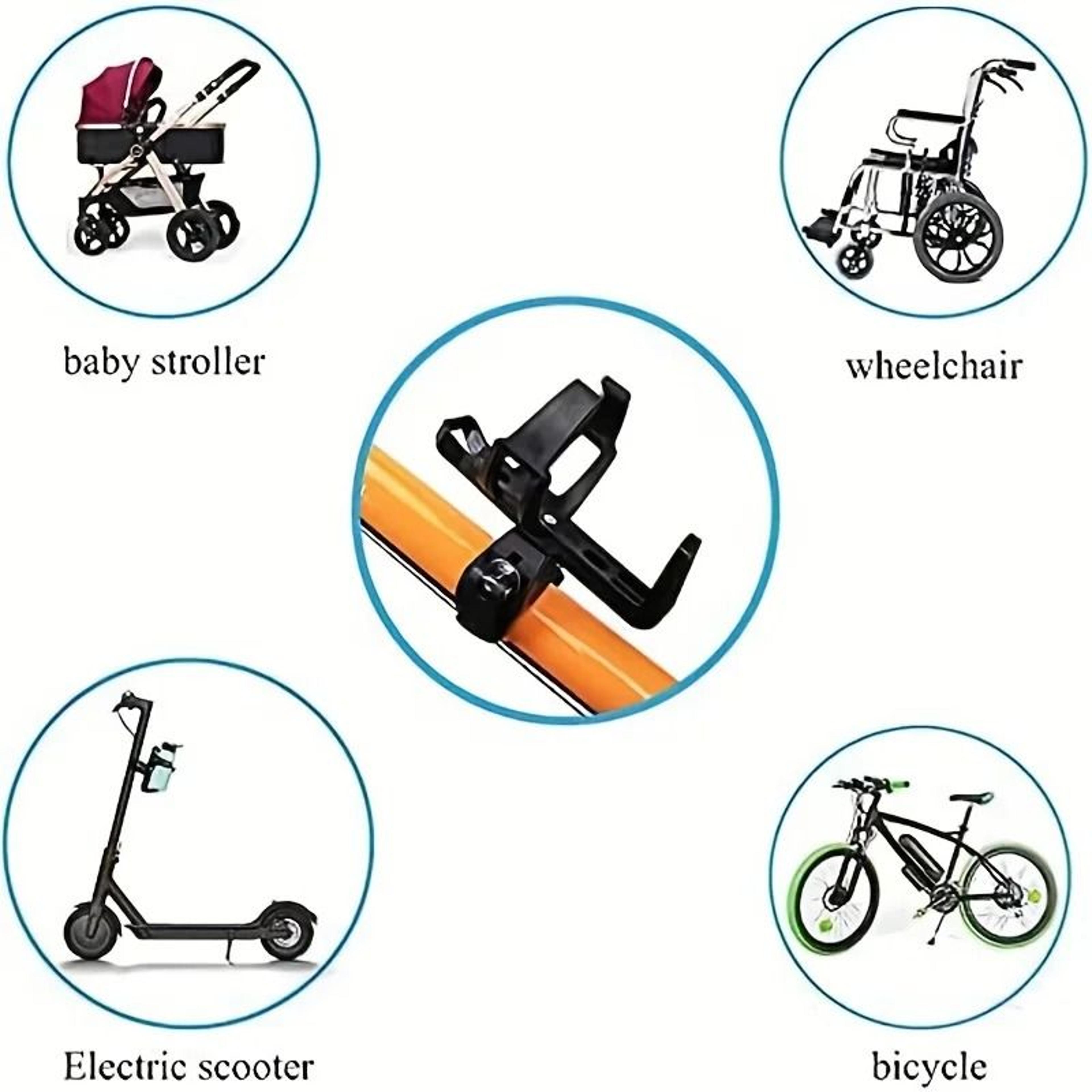 Universal 360 Rotating Bike  Stroller Cup Holder  Secure ToolFree Mount 1