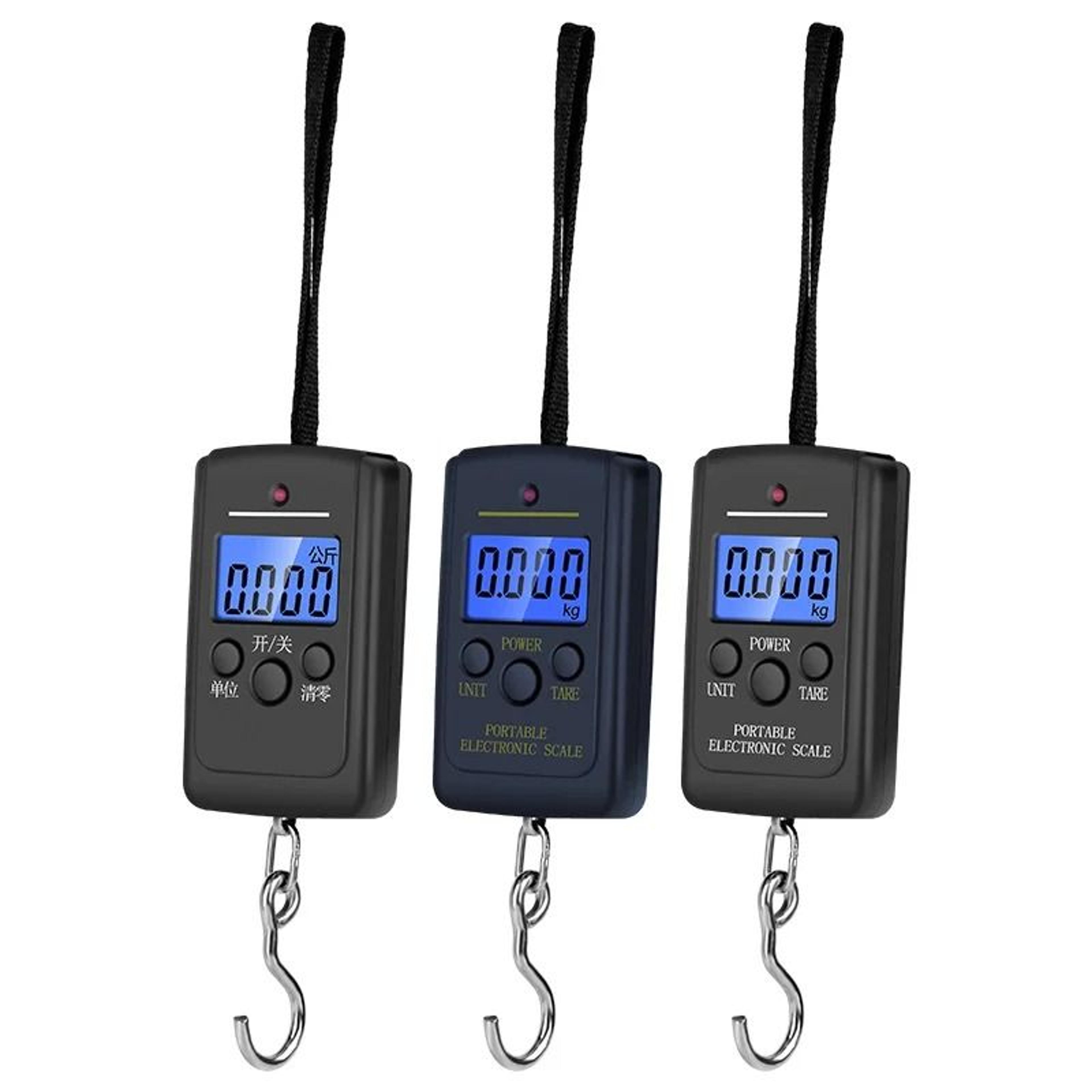 Portable 50kg Digital Luggage Scale  Electronic Hanging Scale With 100cm Measuring Tape 4