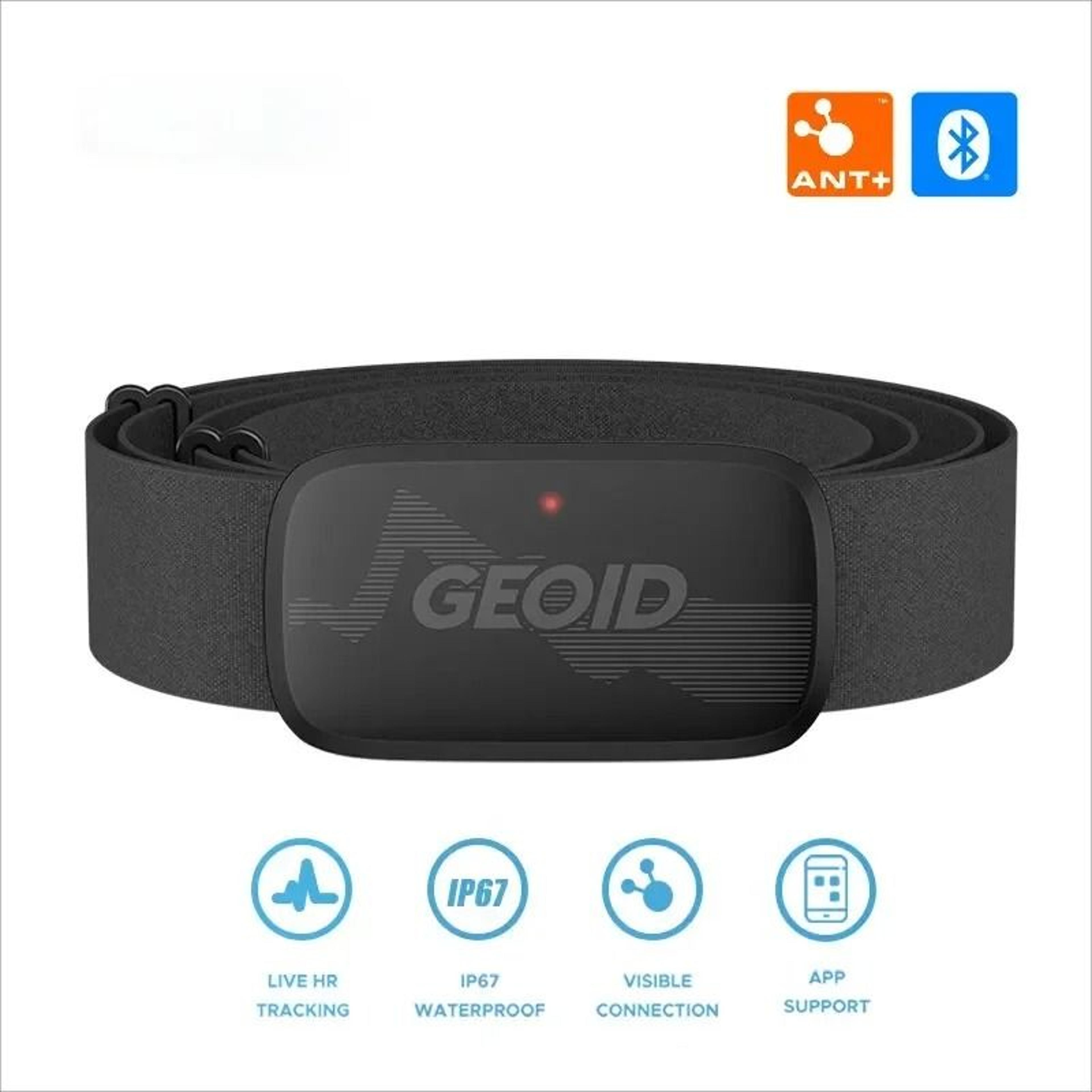 HS500 Bluetooth Heart Rate Monitor Chest Strap  IP67 Waterproof ANT Tracker For Fitness 0