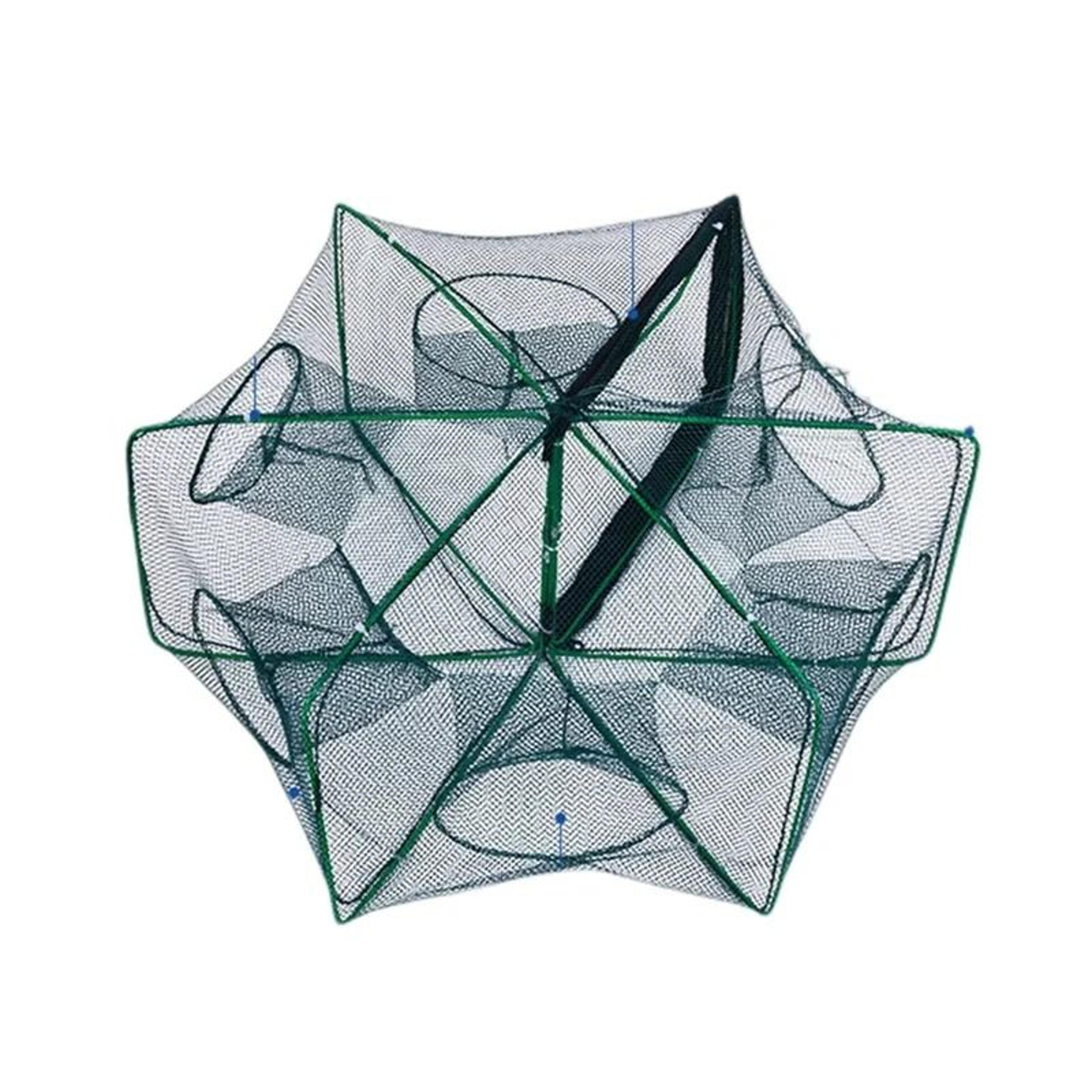 Portable Folding Fishing Net Cage  6810 Hole Mesh Trap For Crab Crayfish And Shrimp 0
