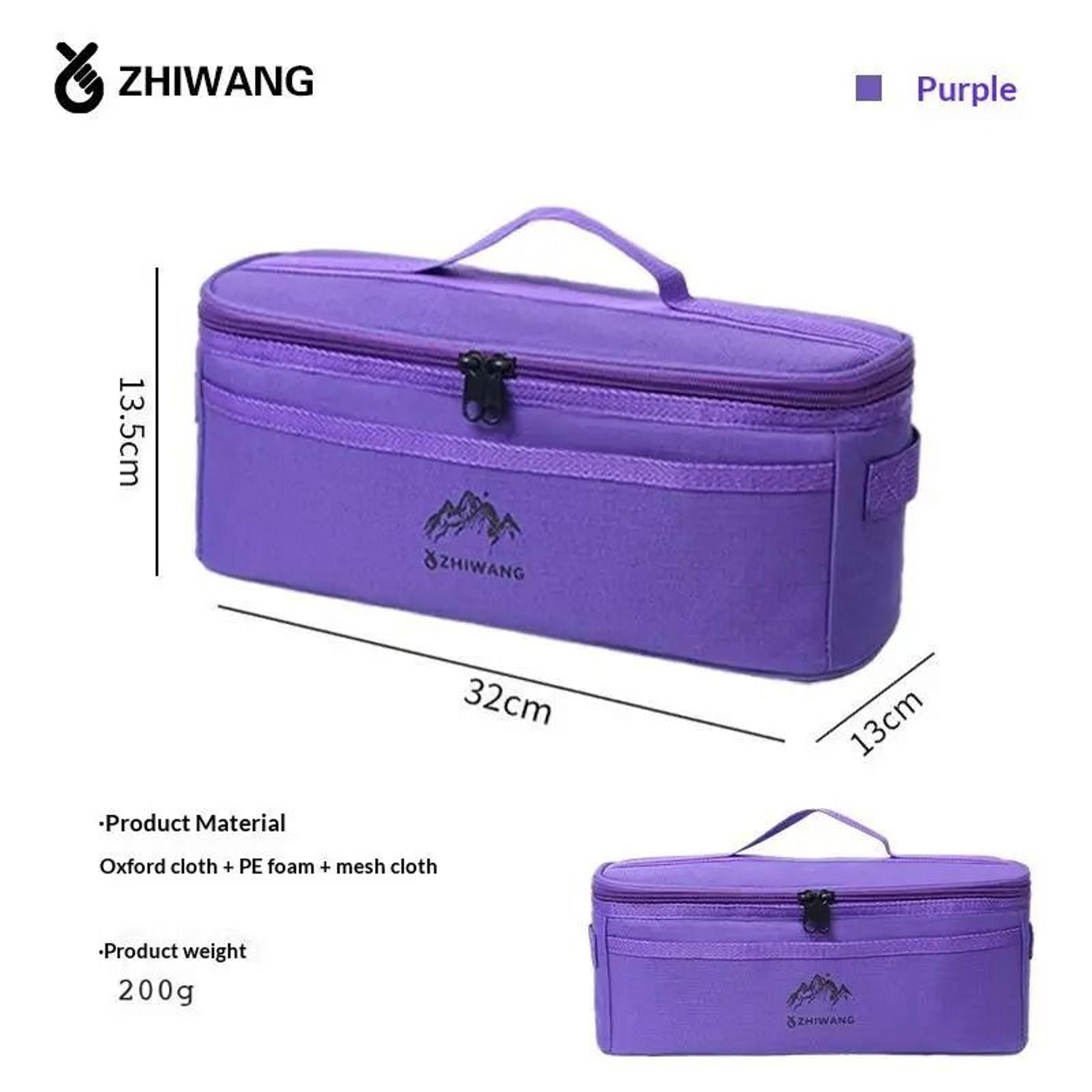 Outdoor MultiFunctional Tableware Storage Bag  Portable Oxford Cloth Organizer For Camping  Picnics 9