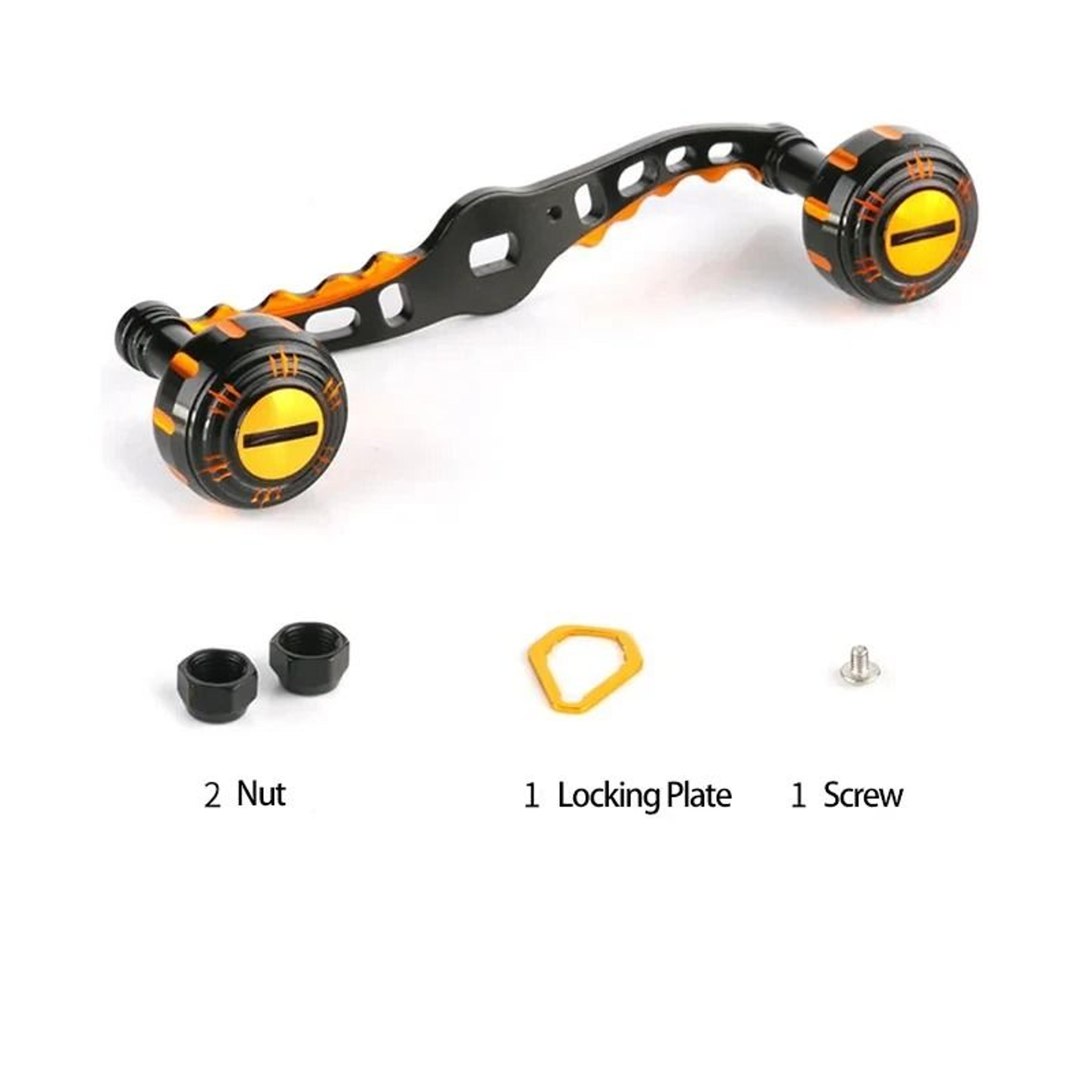 Lightweight Carbon Fiber Baitcasting Reel Handle Upgrade Kit  Metal EVA Knobs For Spinning Rod Modi 4