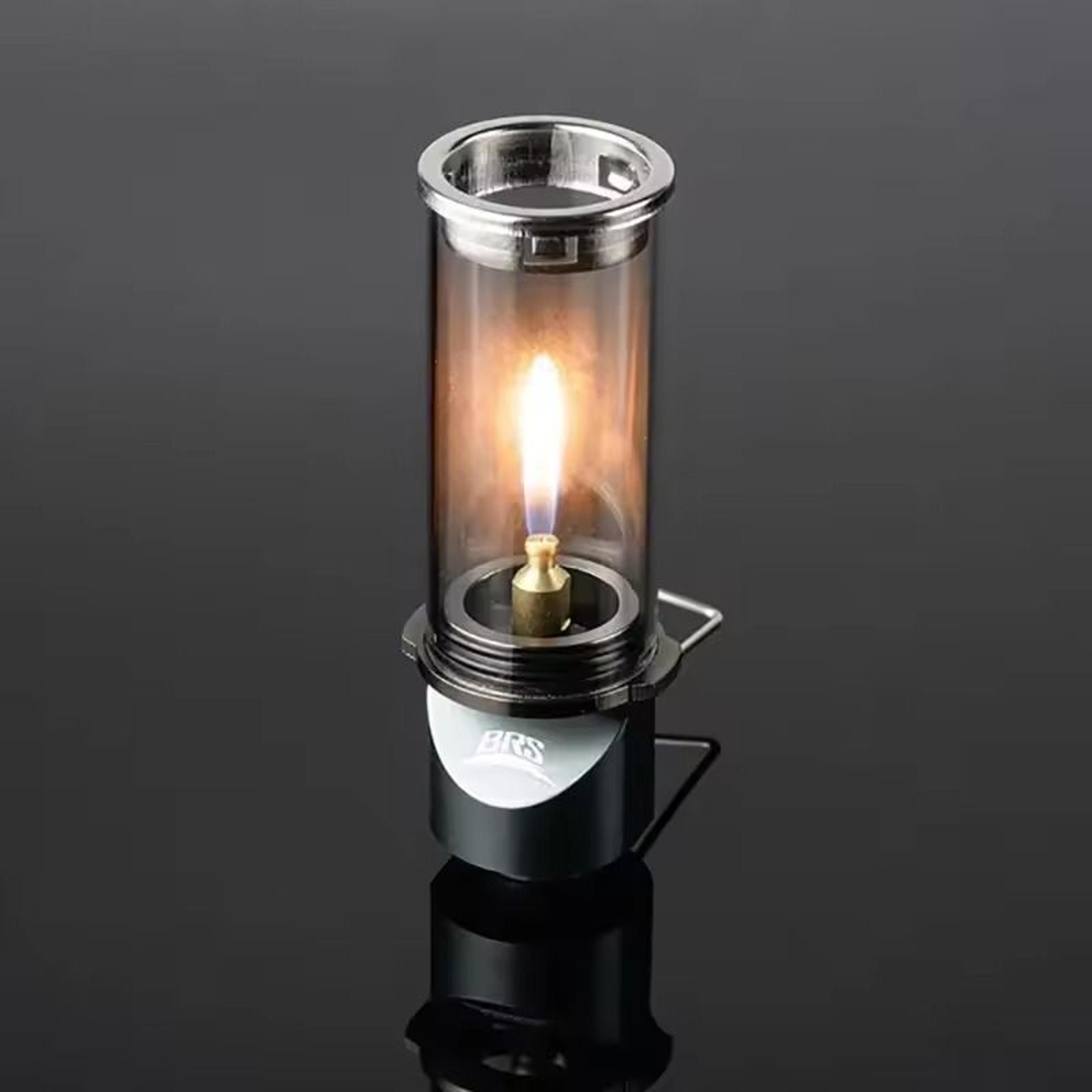 BRS55 Dreamlike Candlelight Lamp  Windproof Gas Candle For Tent Lighting  Outdoor Camping 1