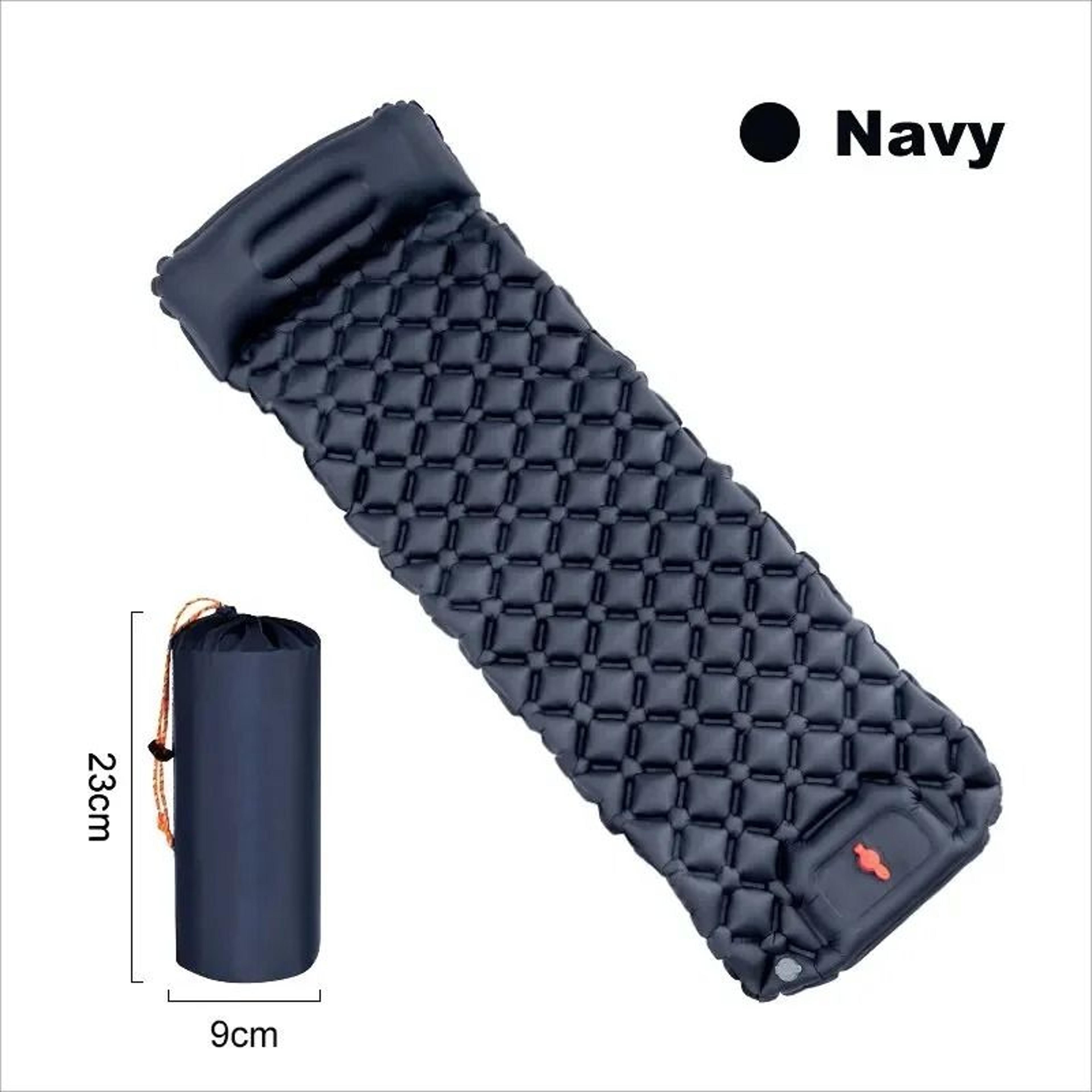 Ultralight Outdoor Camping Air Mattress  Portable Inflatable Sleeping Pad With Builtin Pump  Pillow 10