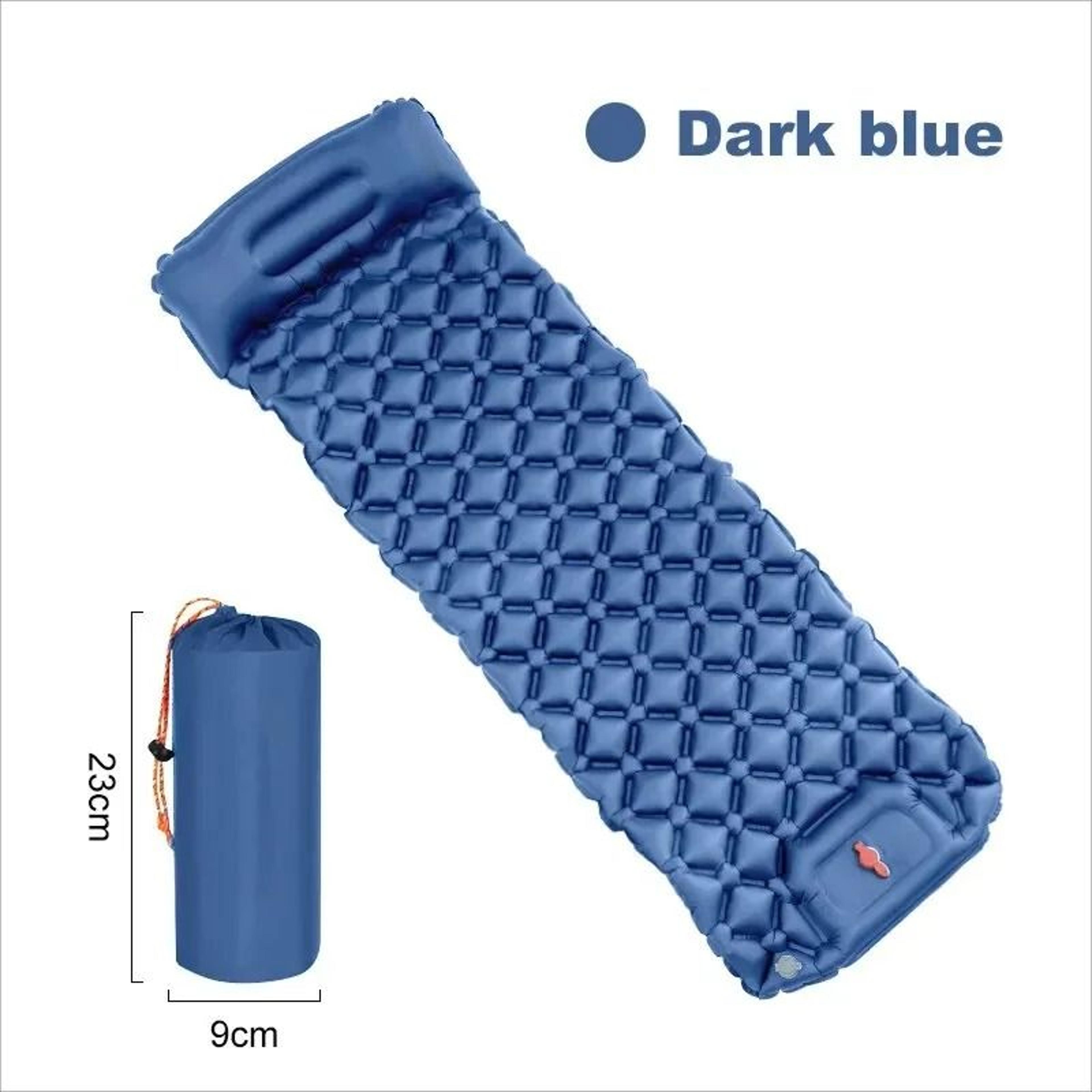 Ultralight Outdoor Camping Air Mattress  Portable Inflatable Sleeping Pad With Builtin Pump  Pillow 12