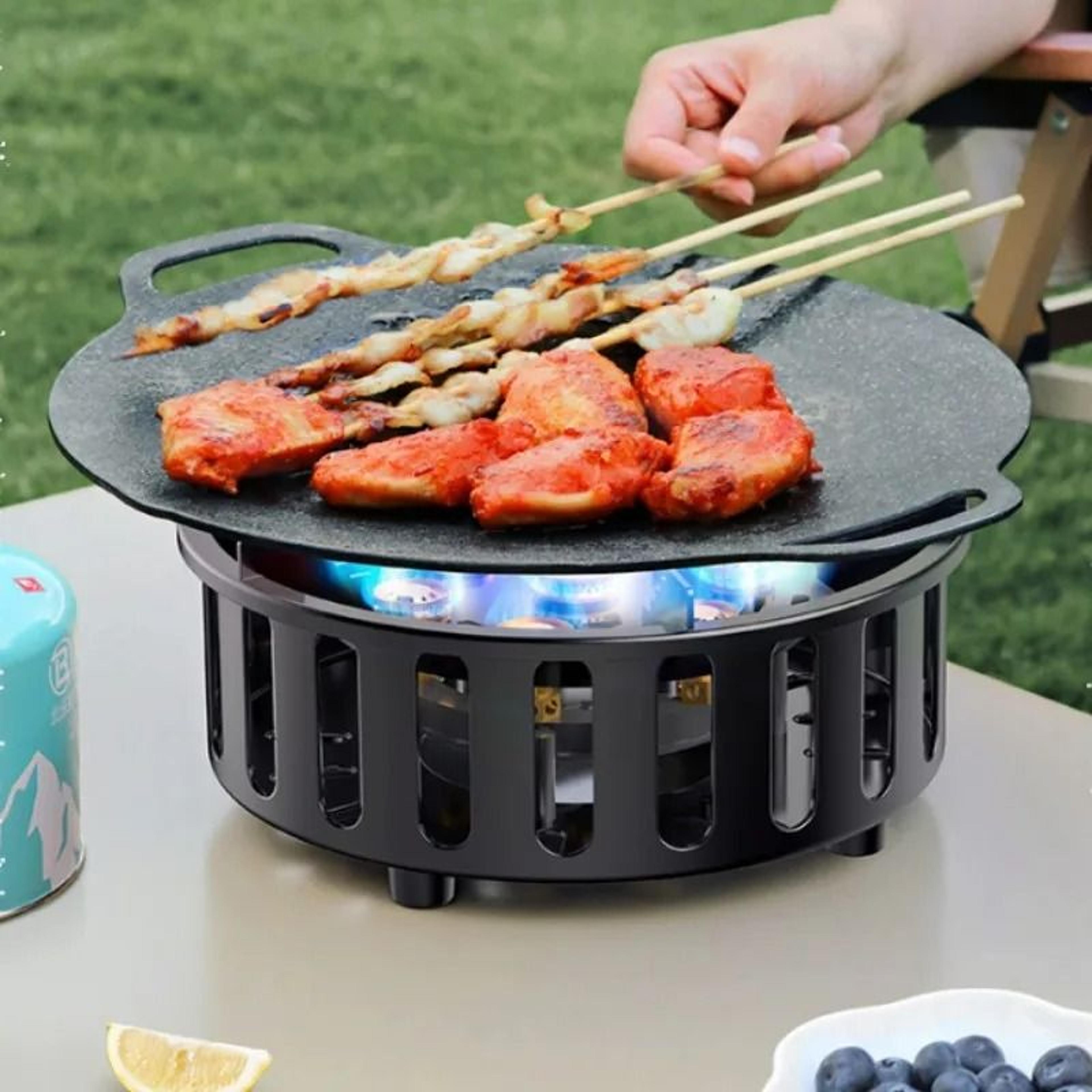 19800W 7Core HighPower Camping Stove  Portable Windproof Gas Burner With Electronic Ignition 0