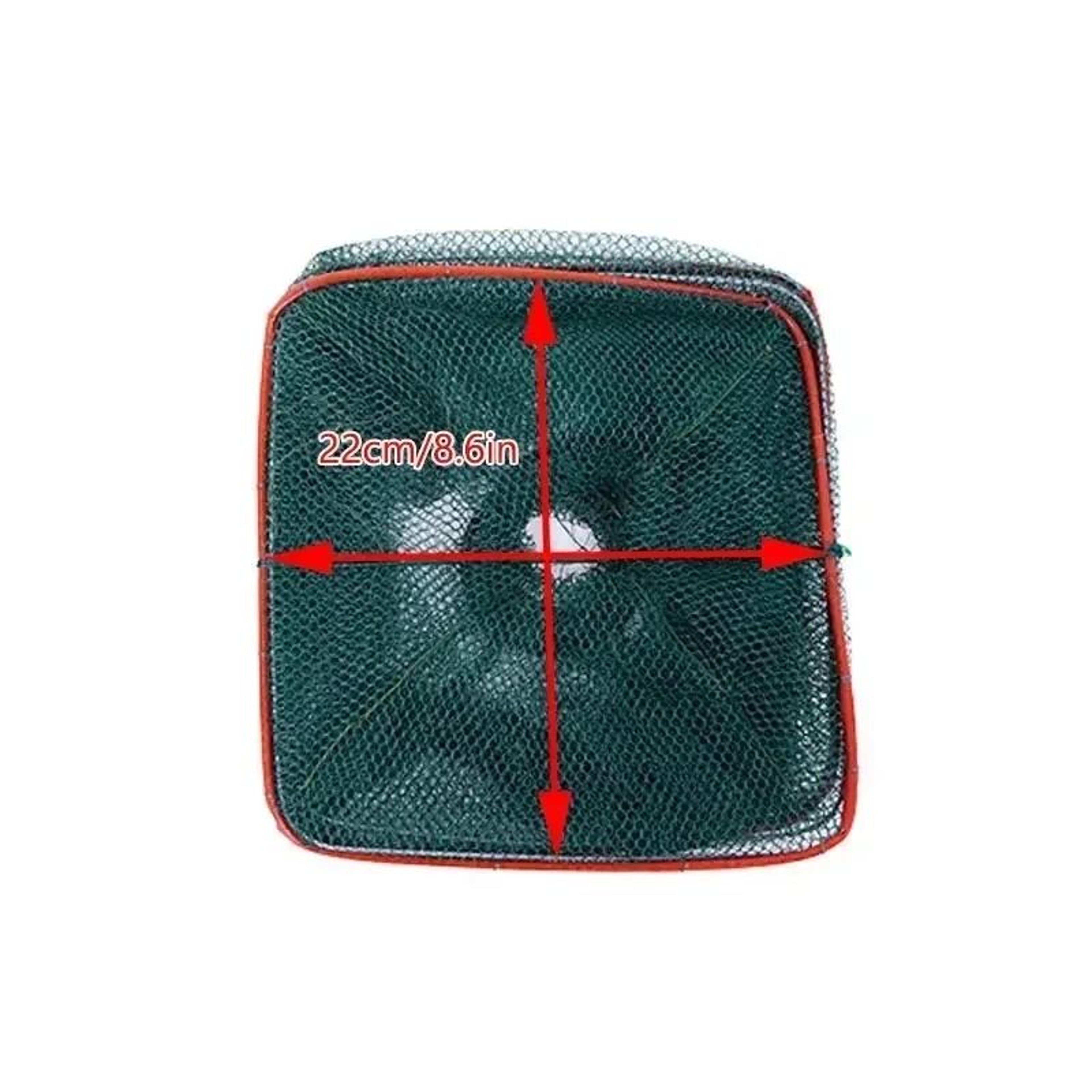 Foldable Crab Shrimp And Crayfish Net Cage  Automatic Fishing Trap For Outdoor Use 5