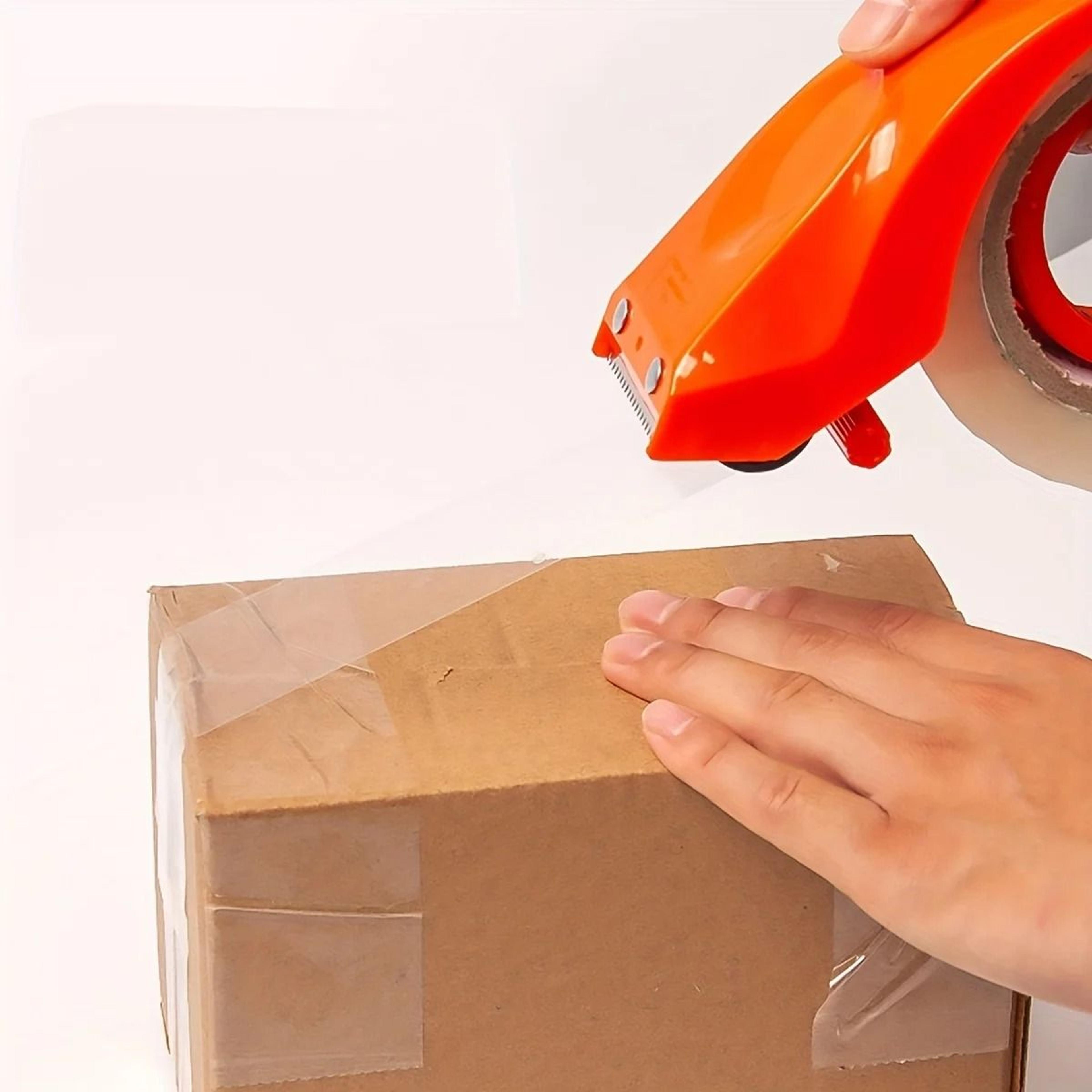 Manual Plastic Sealing Packer  Tape Dispenser  50mm Width Roller Cutter For Parcel Packaging 3