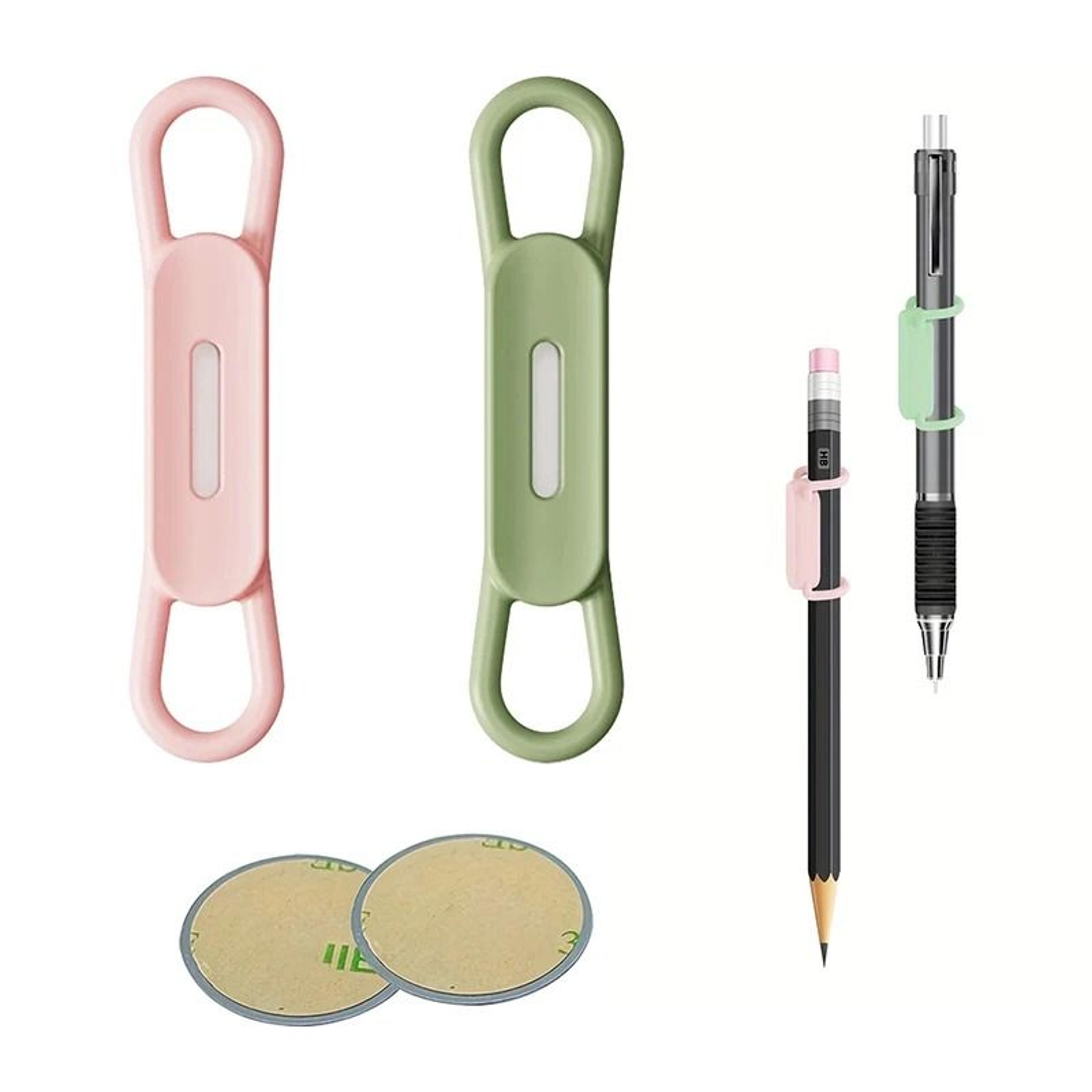 6Piece Magnetic Pencil Holder Set  Multifunction Silicone Pen Clips For Tablets  Office Organizatio 8