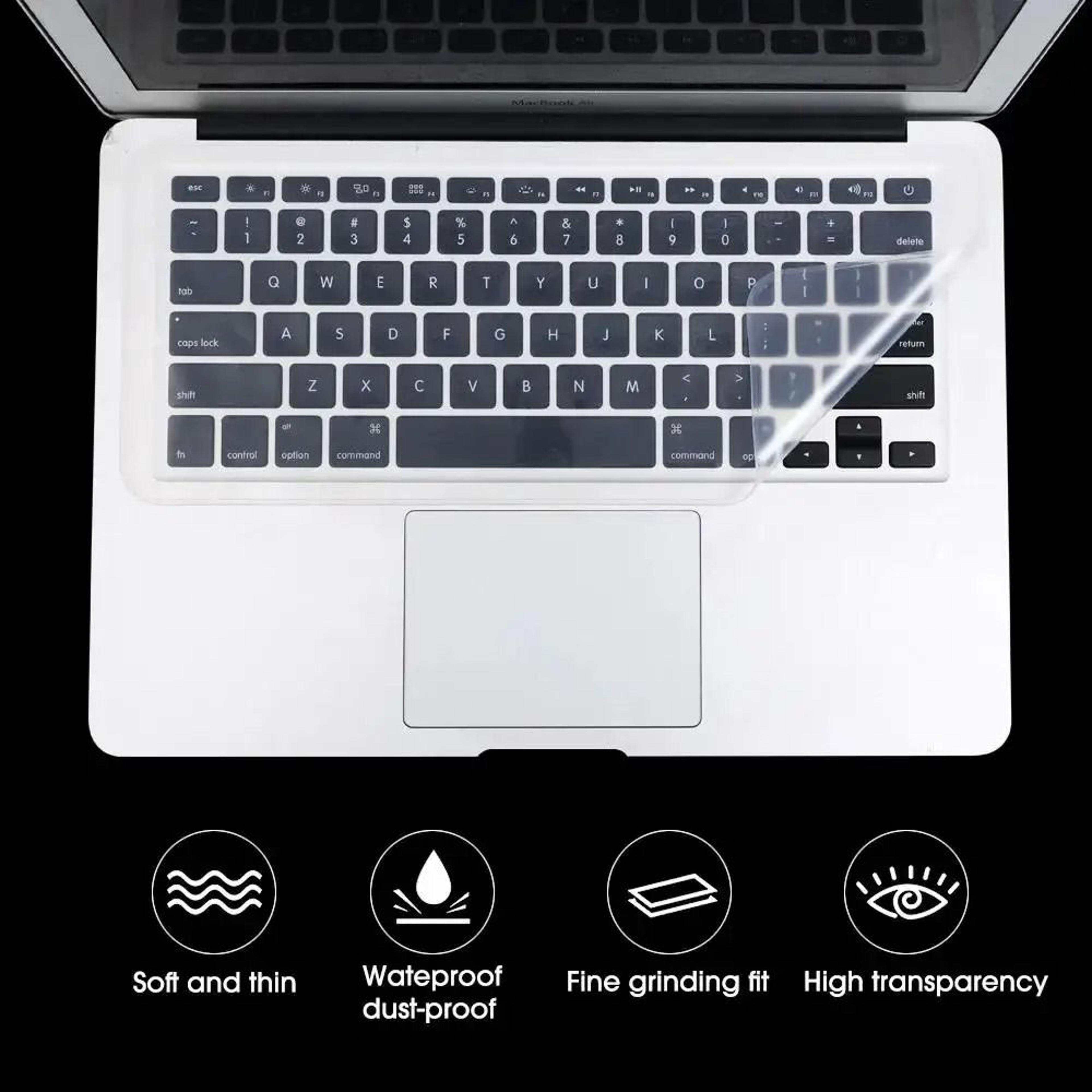 Universal Clear Keyboard Cover  UltraThin Silicone Dustproof Protector For 1317 Inch Laptops 3