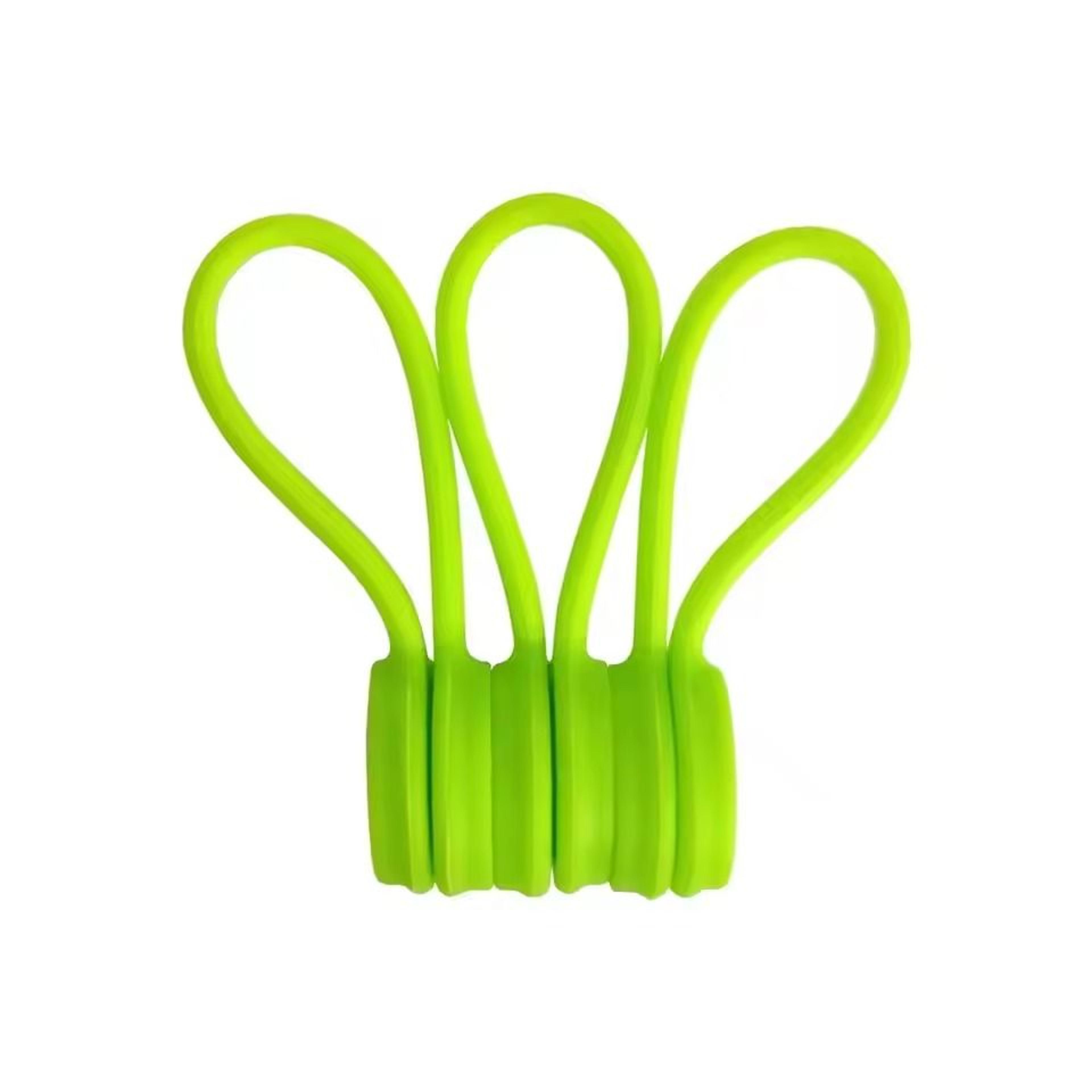 10Piece Reusable Magnetic Cable Ties  Versatile Silicone Cord Organizer  MultiPurpose Magnetic Fast 9