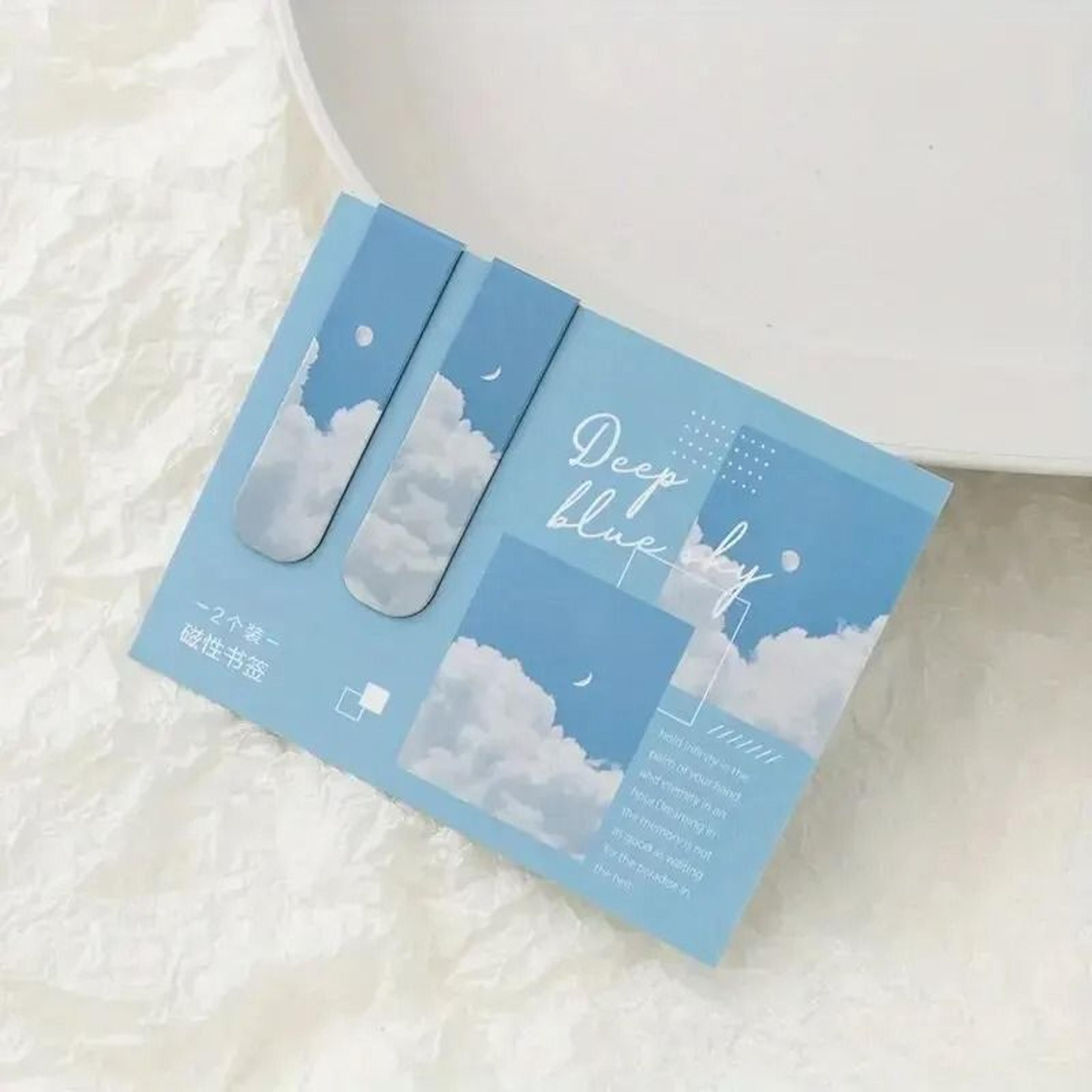 Fantasy Landscape Magnetic Bookmark Set  2pcs Kawaii Book Clips  Page Holders For School  Office 7