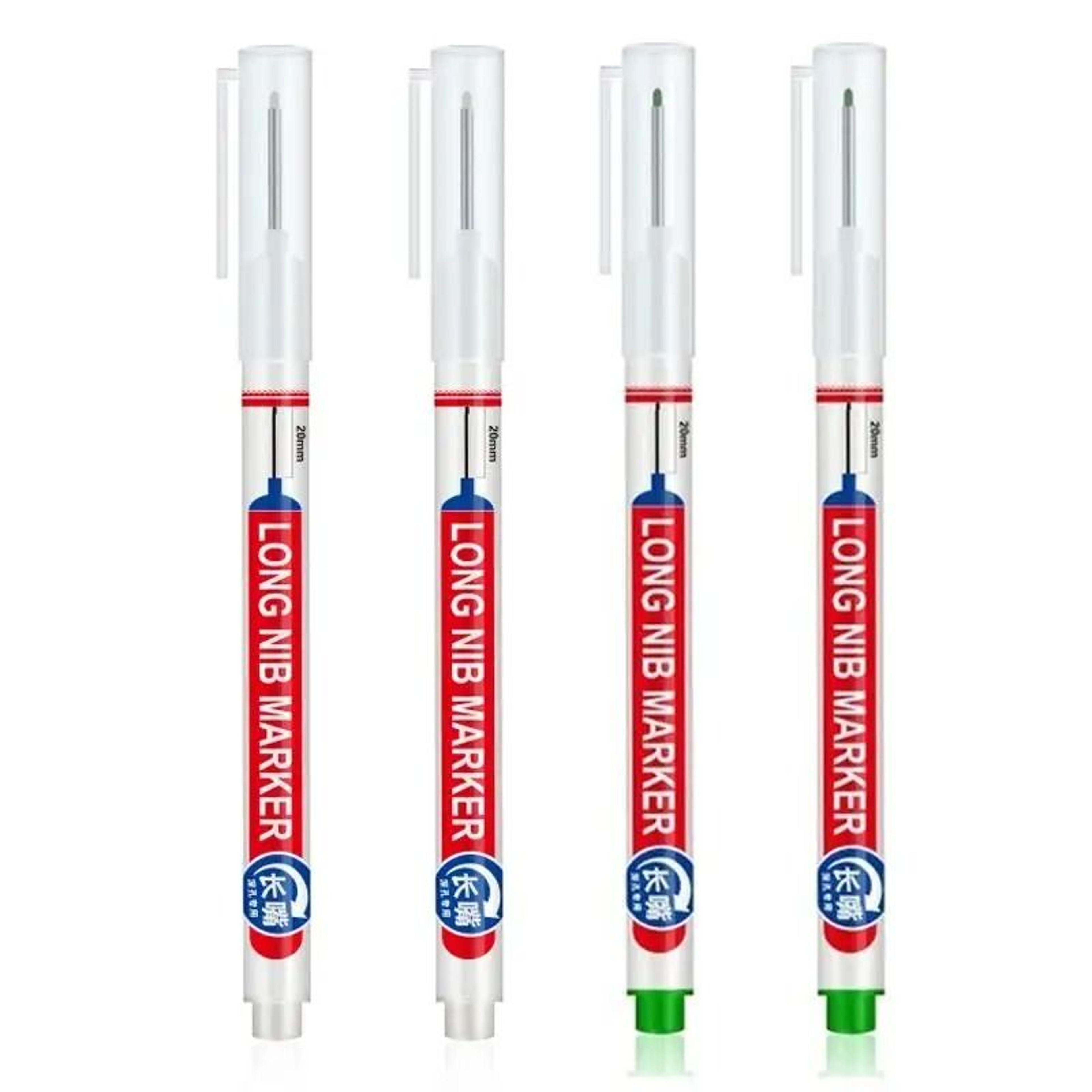 MultiPurpose 20mm Long Head Deep Hole Marker  Professional Waterproof Pen For Woodworking  Metalwor 5