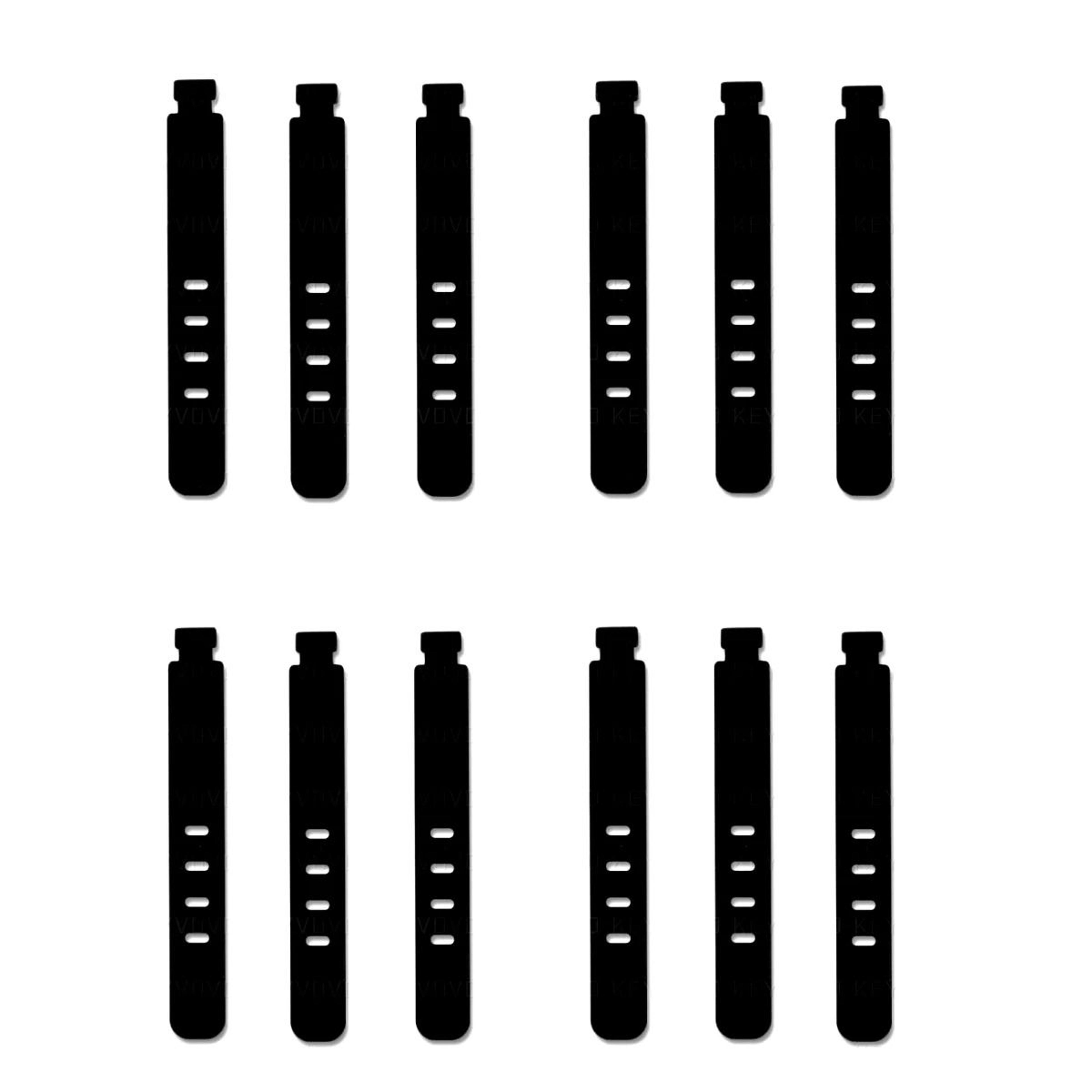 20Piece Portable Silicone Strap Winder Set  Reusable Desktop Cord Organizer  USB Data Line Wrap Tie 6