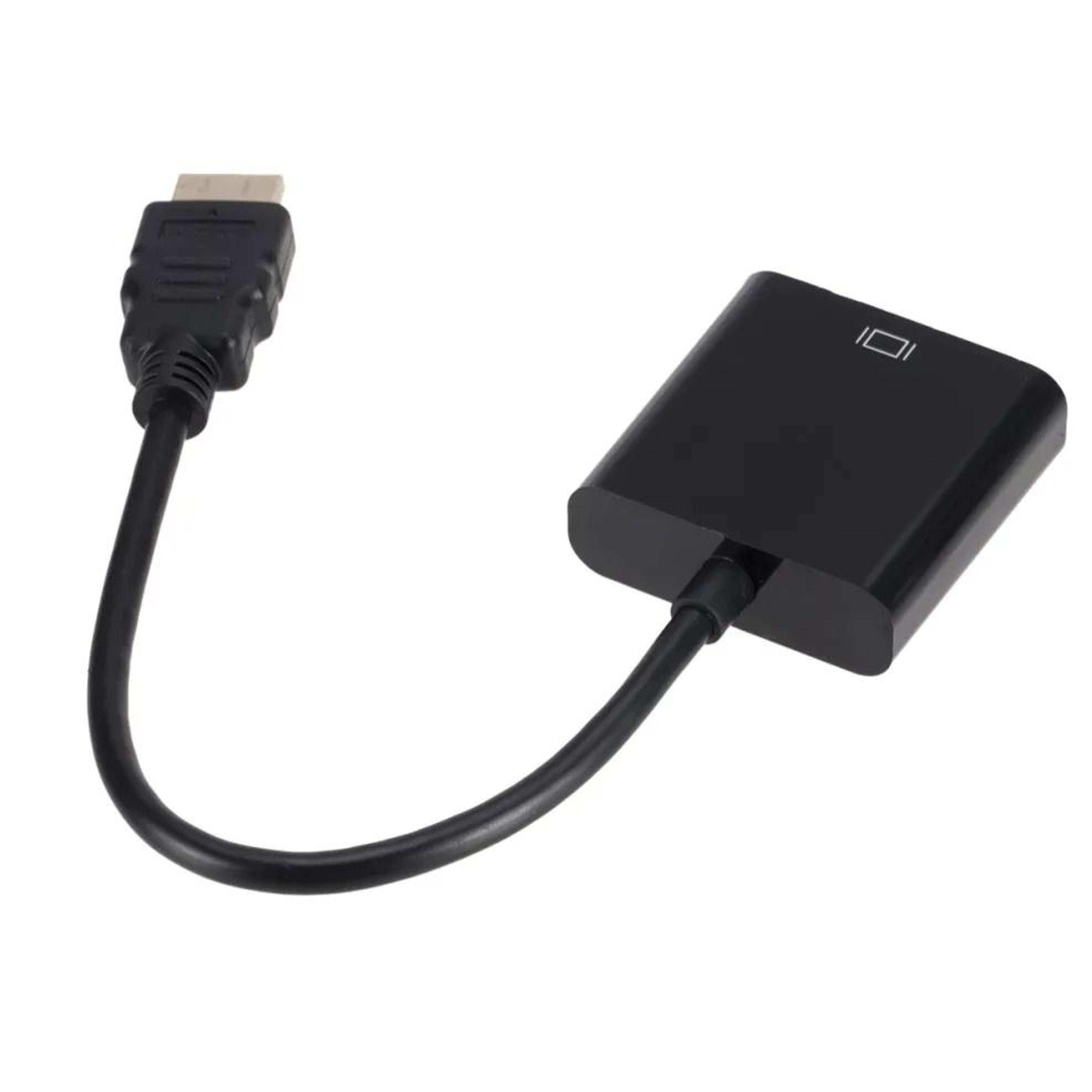 1080P HDMI To VGA Cable Converter With Audio And Power Supply For Tablet Projector PC And TV 6