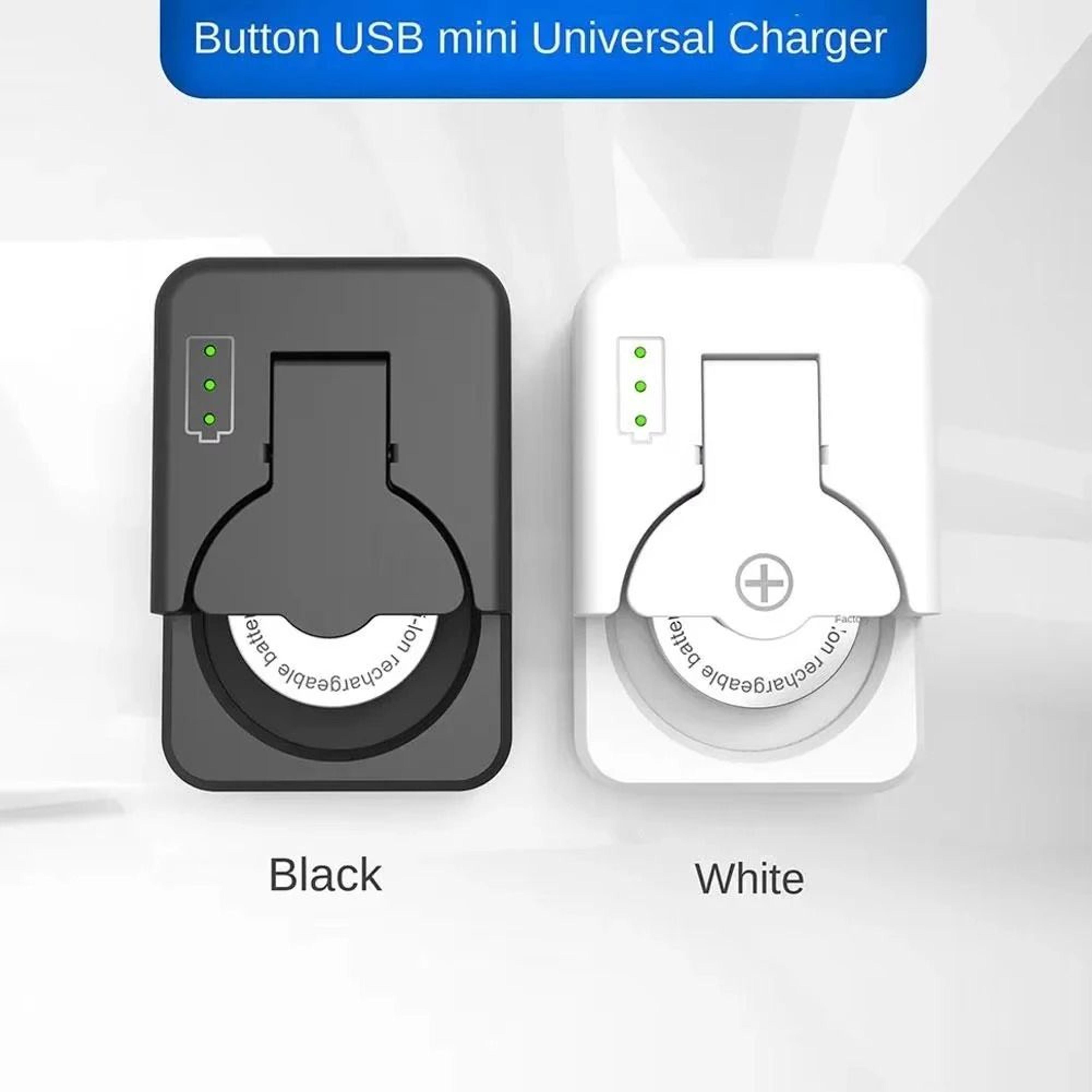 Button Battery Universal Charger Smart TypeC Rechargeable Lithium For LIR2032 LIR2025 LIR2016 2