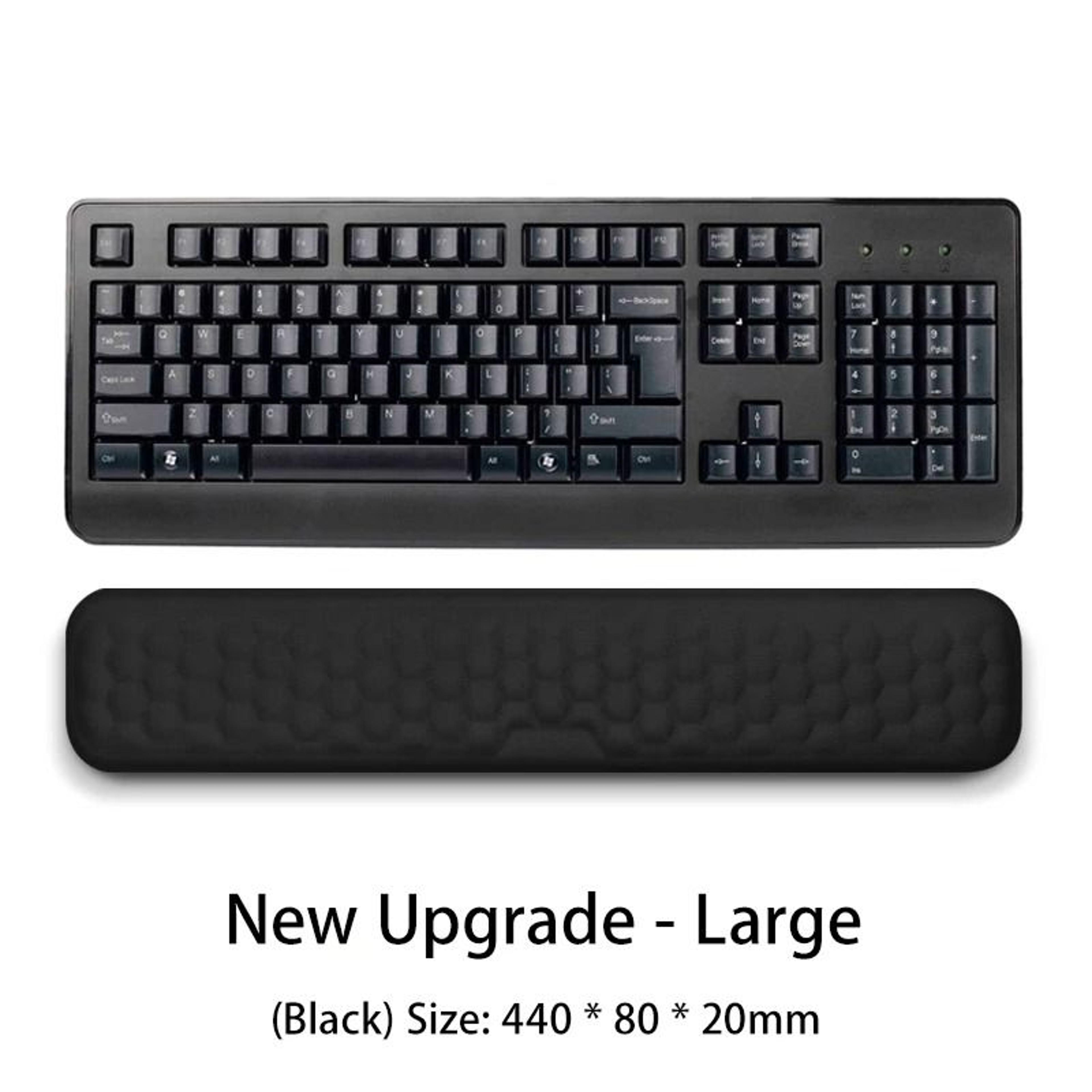 Wrist Mouse Keyboard Pad With Ergonomic Memory Foam Support For Office And Home Computers 13