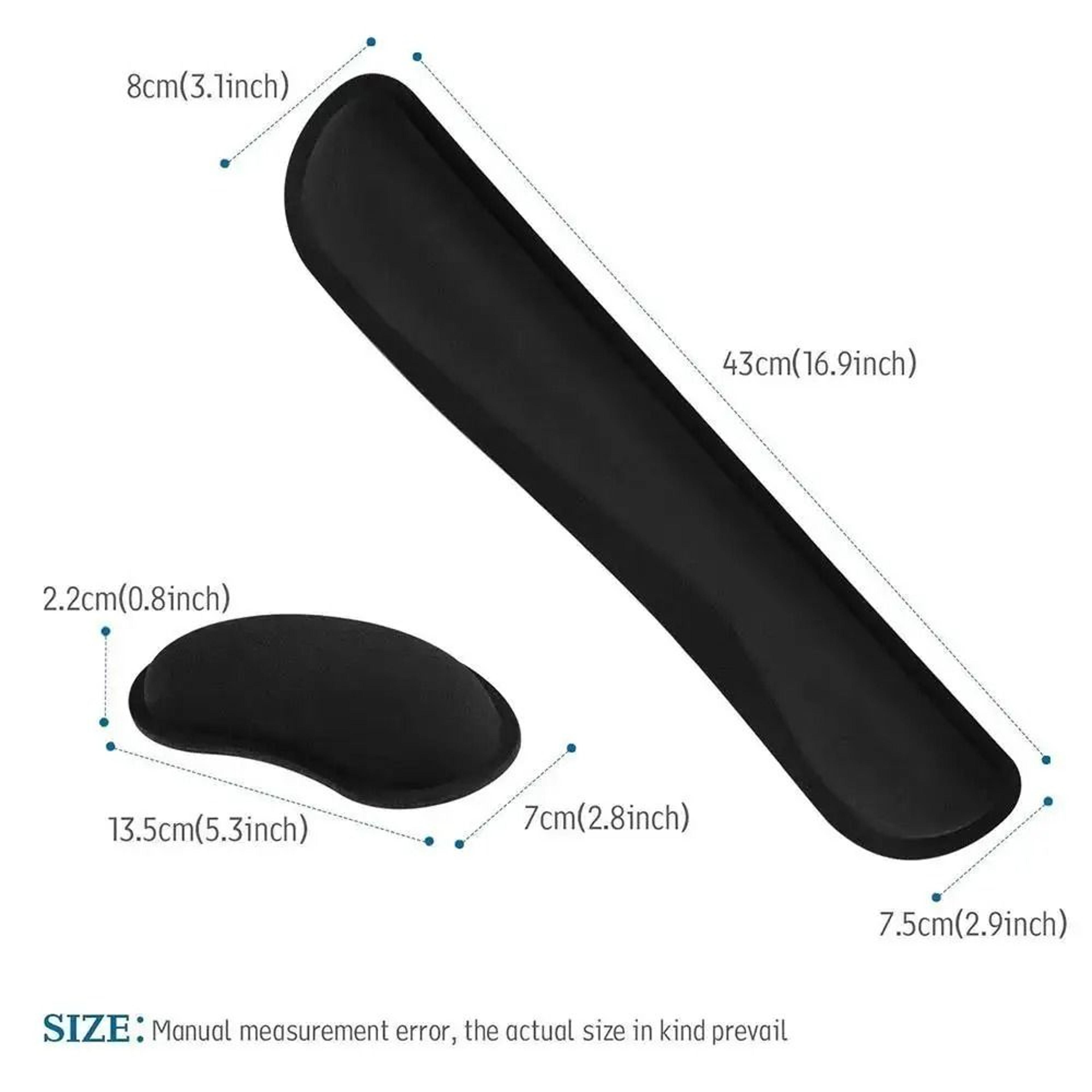 Ergonomic Memory Foam Mouse And Keyboard Wrist Support Pad For PC Gaming And Office Laptops 4
