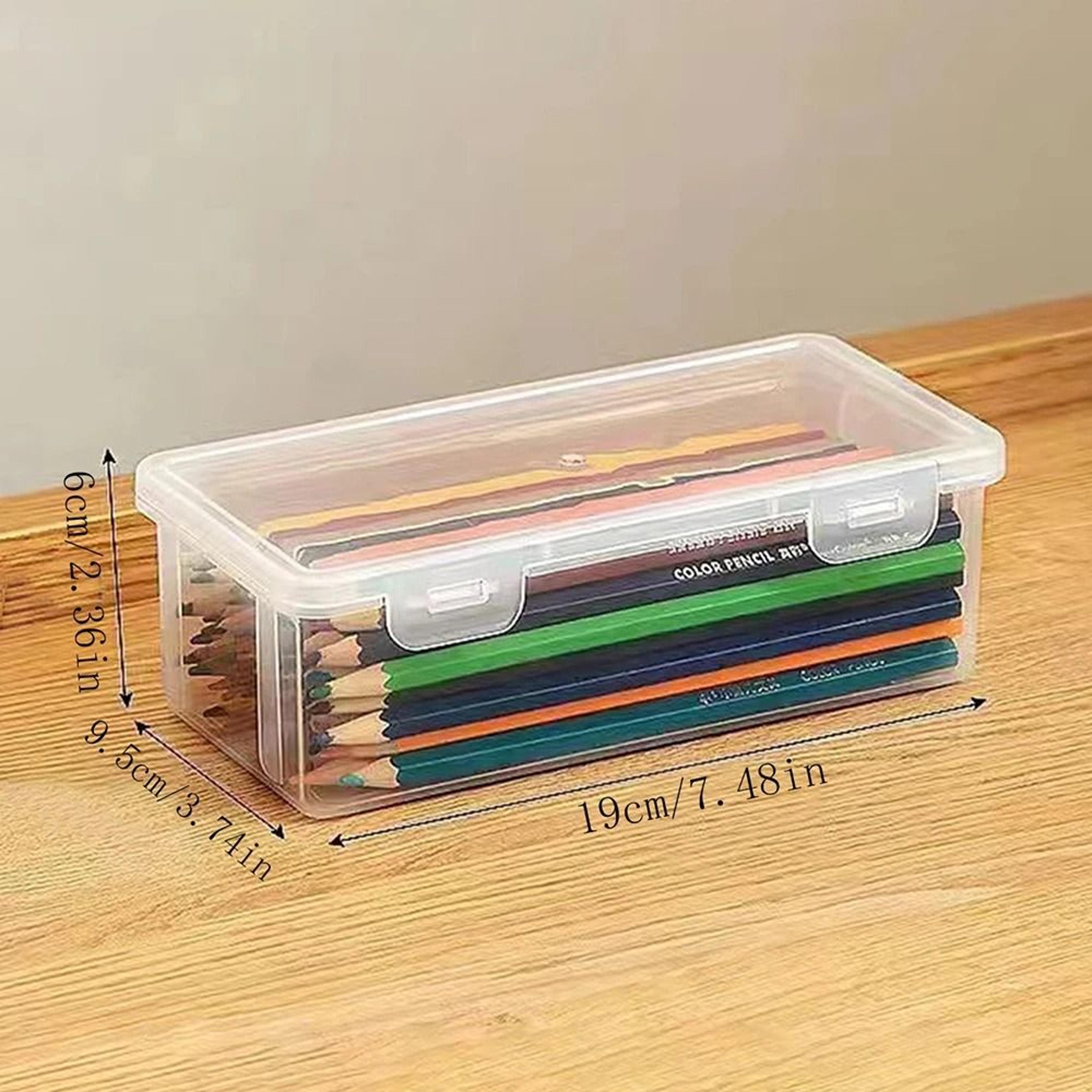 Transparent Large Capacity Oxford Pencil Case And Art Storage Box For Students School And Office 5