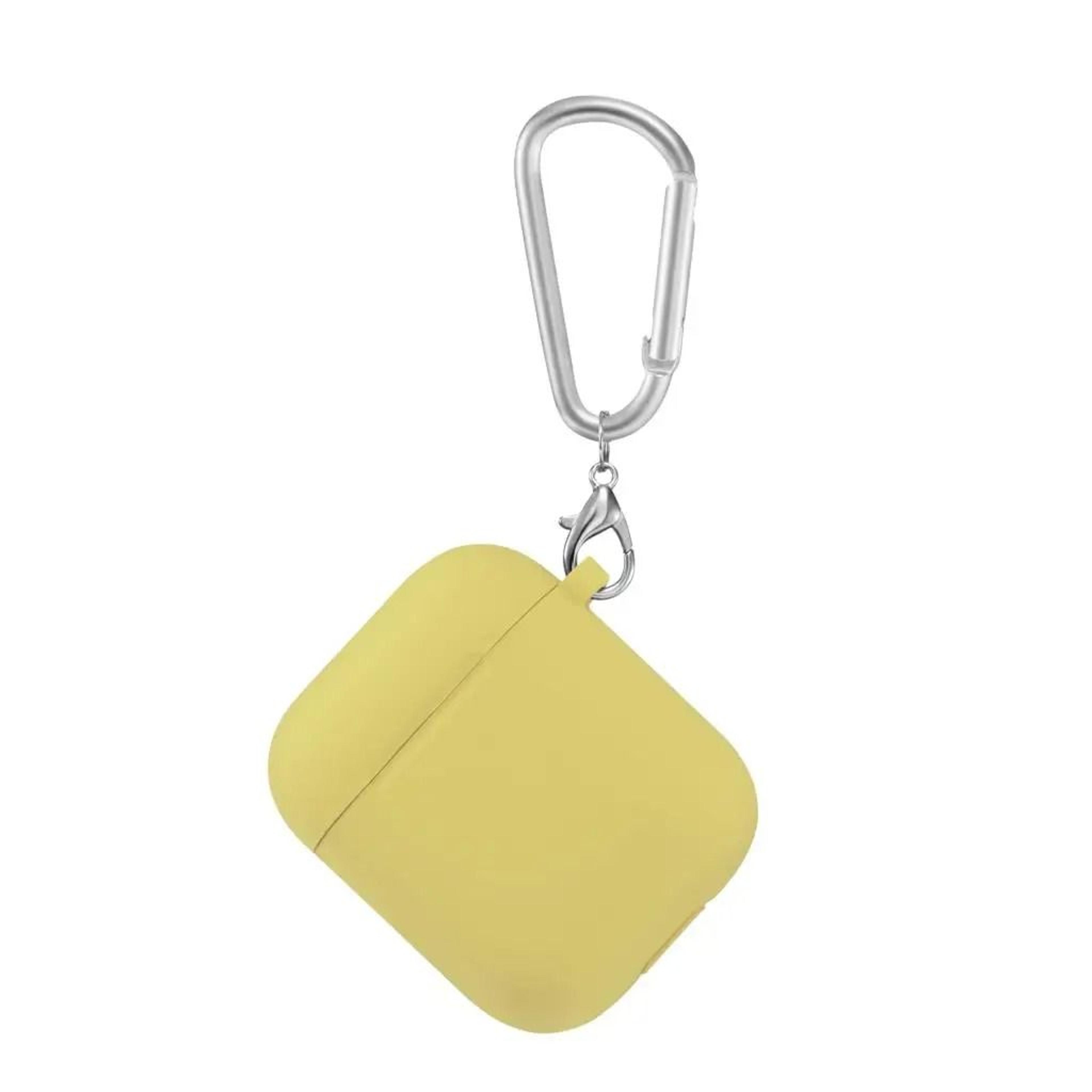 Soft Silicone Earphone Case For Apple AirPods 1st And 2nd Gen With Protective Keychain Cover 12