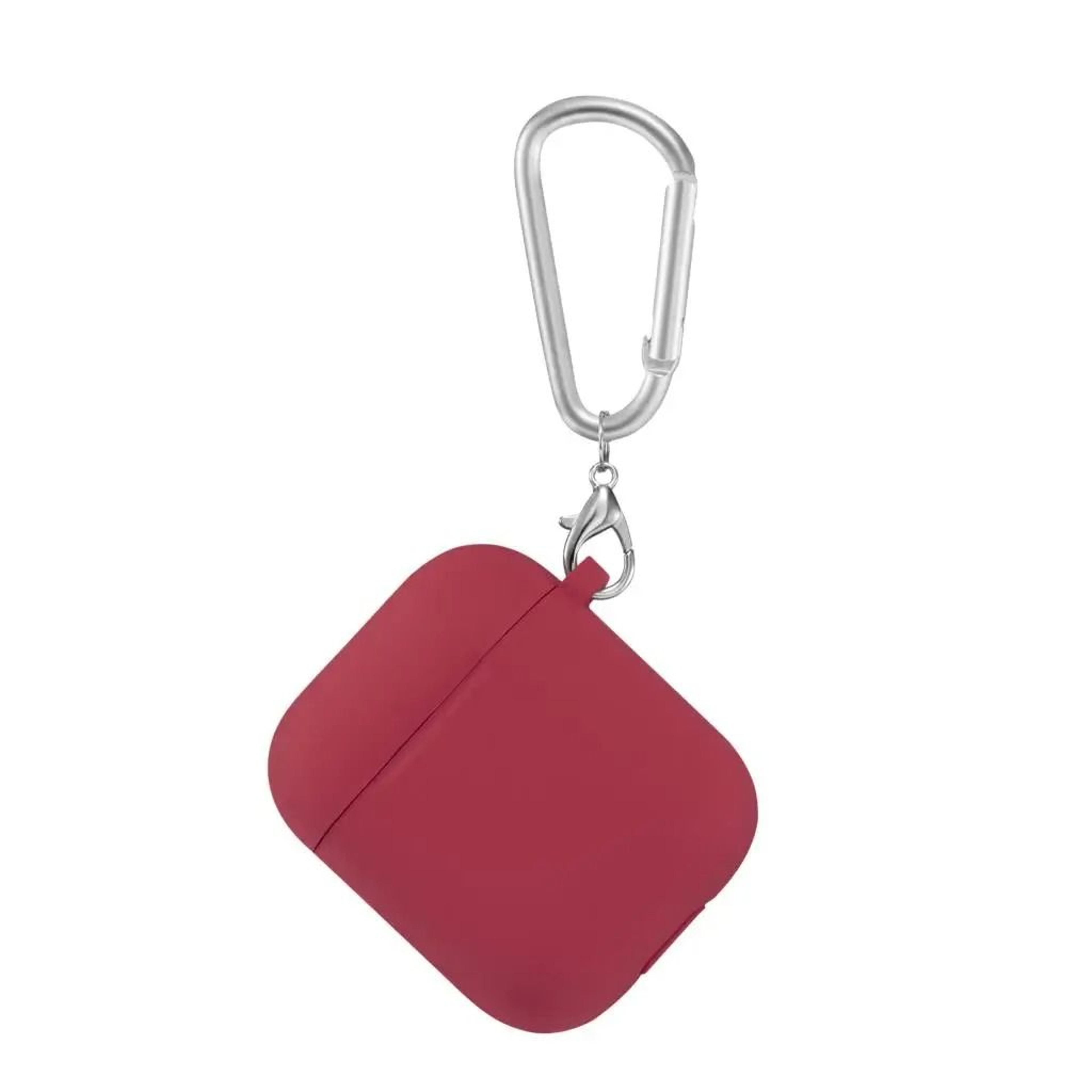 Soft Silicone Earphone Case For Apple AirPods 1st And 2nd Gen With Protective Keychain Cover 14