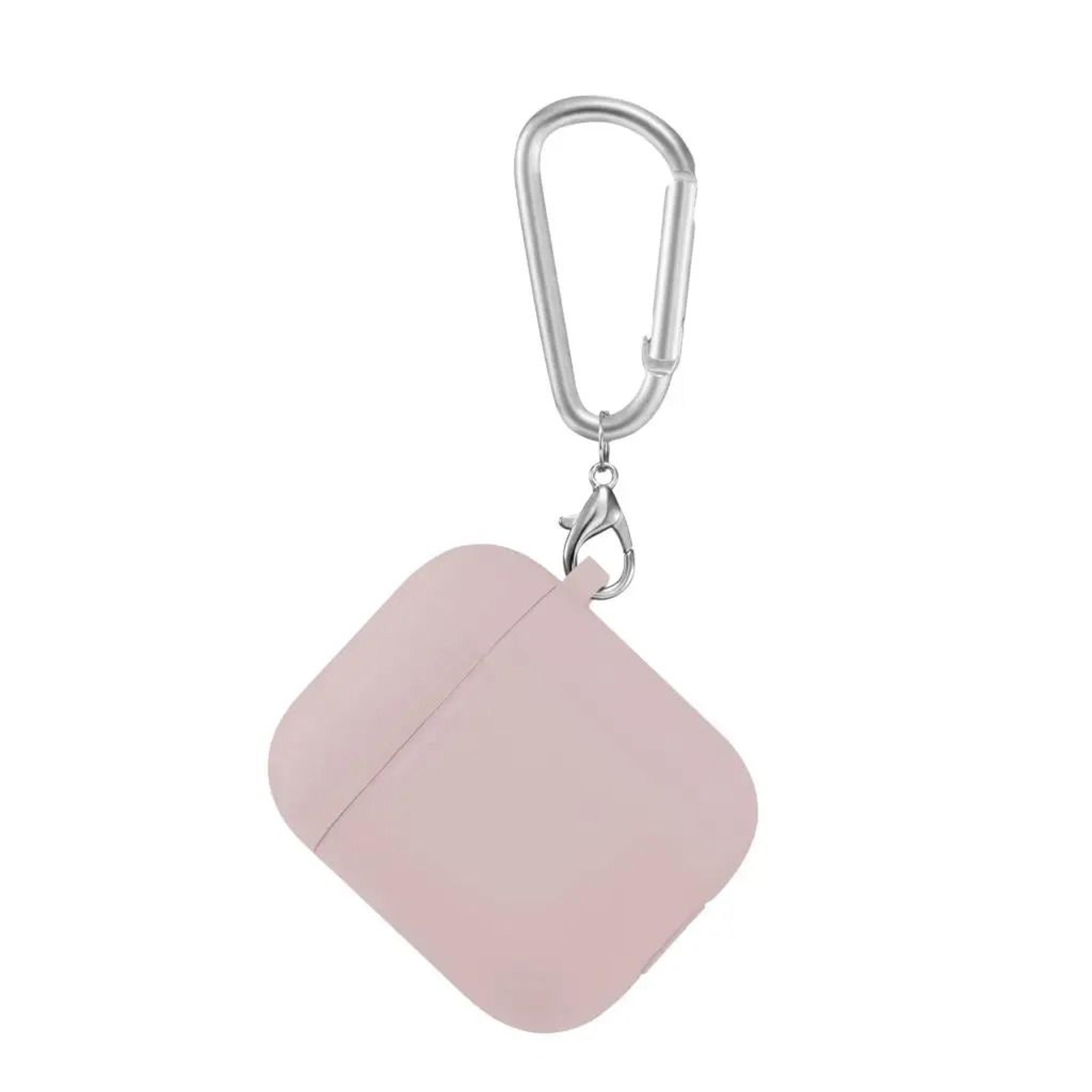 Soft Silicone Earphone Case For Apple AirPods 1st And 2nd Gen With Protective Keychain Cover 16