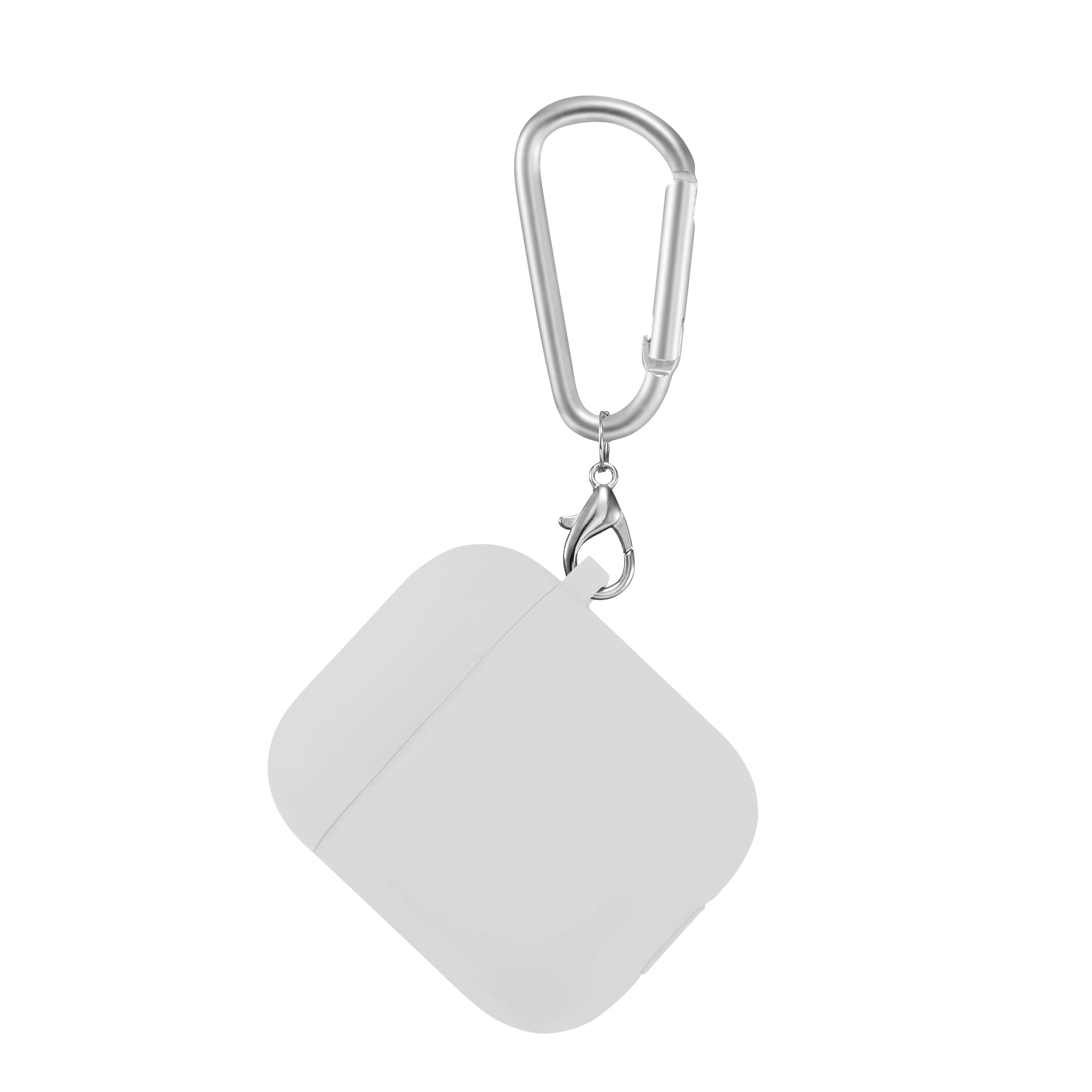 Soft Silicone Earphone Case For Apple AirPods 1st And 2nd Gen With Protective Keychain Cover 7