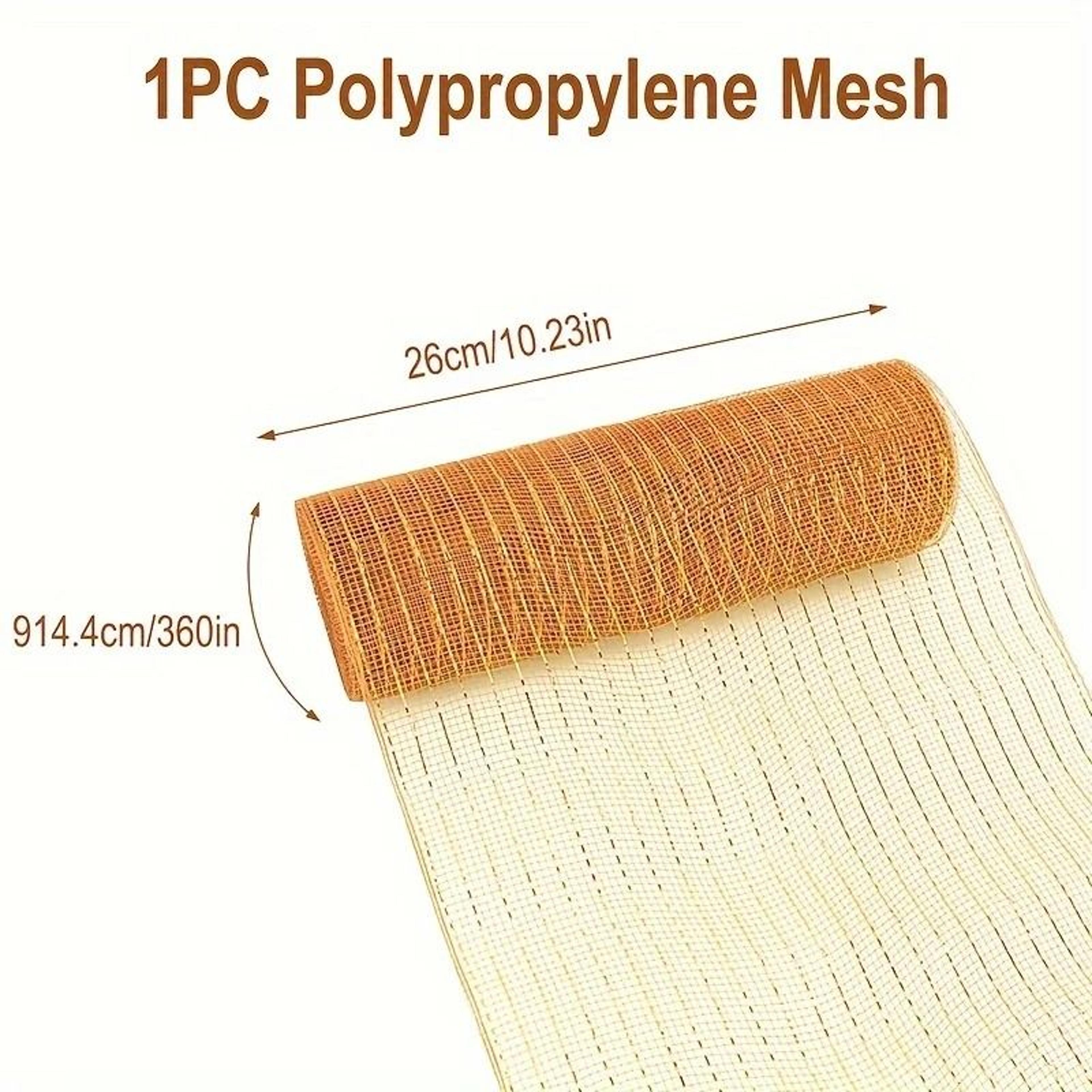 10 Yard Polypropylene Decorative Mesh Roll For Handmade Christmas Tree Wreath Seasonal And DIY Holi 9